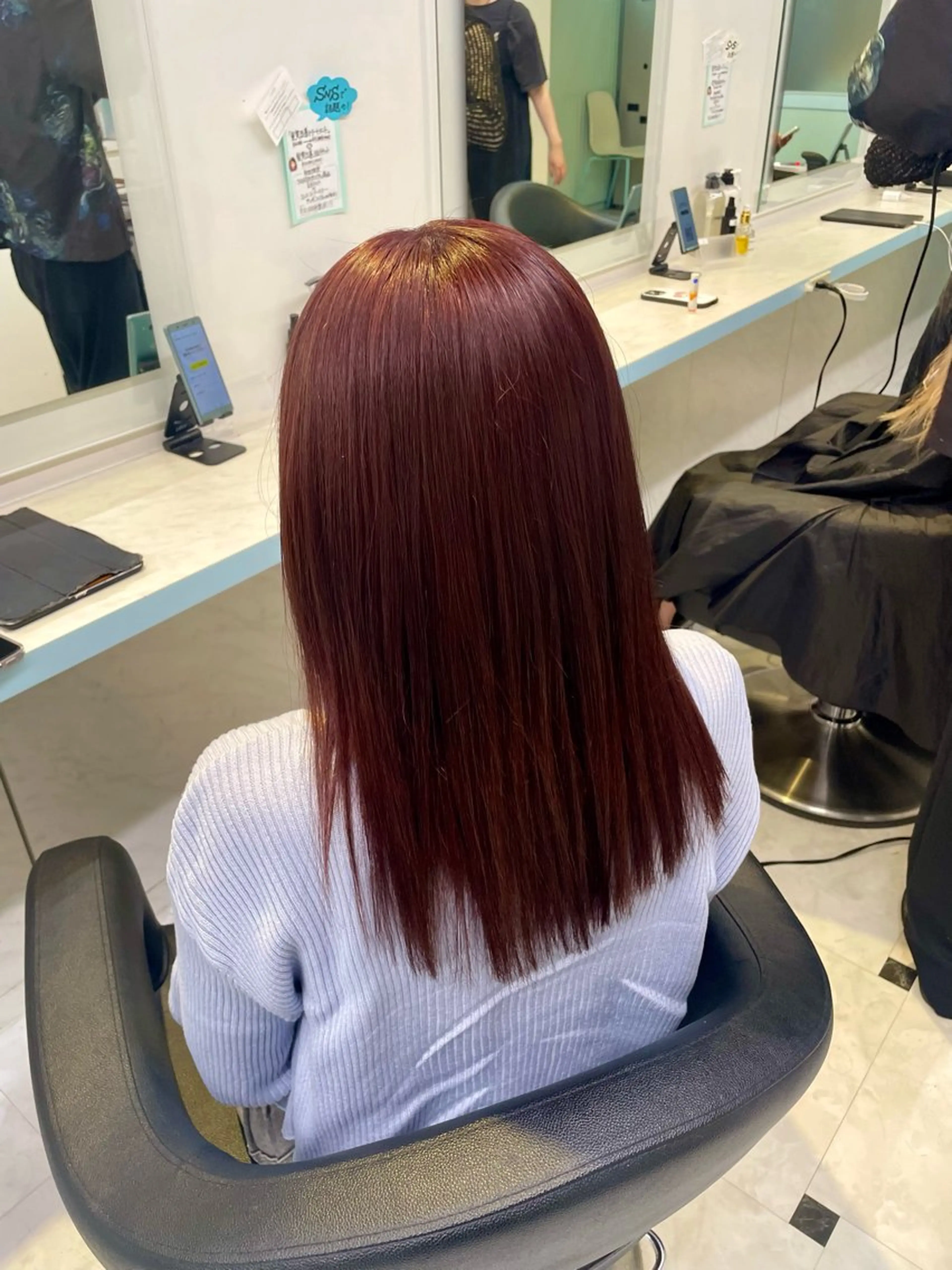 カラー ヘアカラー トリートメント ヘッドスパ ヘアセット 🇰🇷韓流暖色ヘア 🍒saaya🍒のヘアスタイル