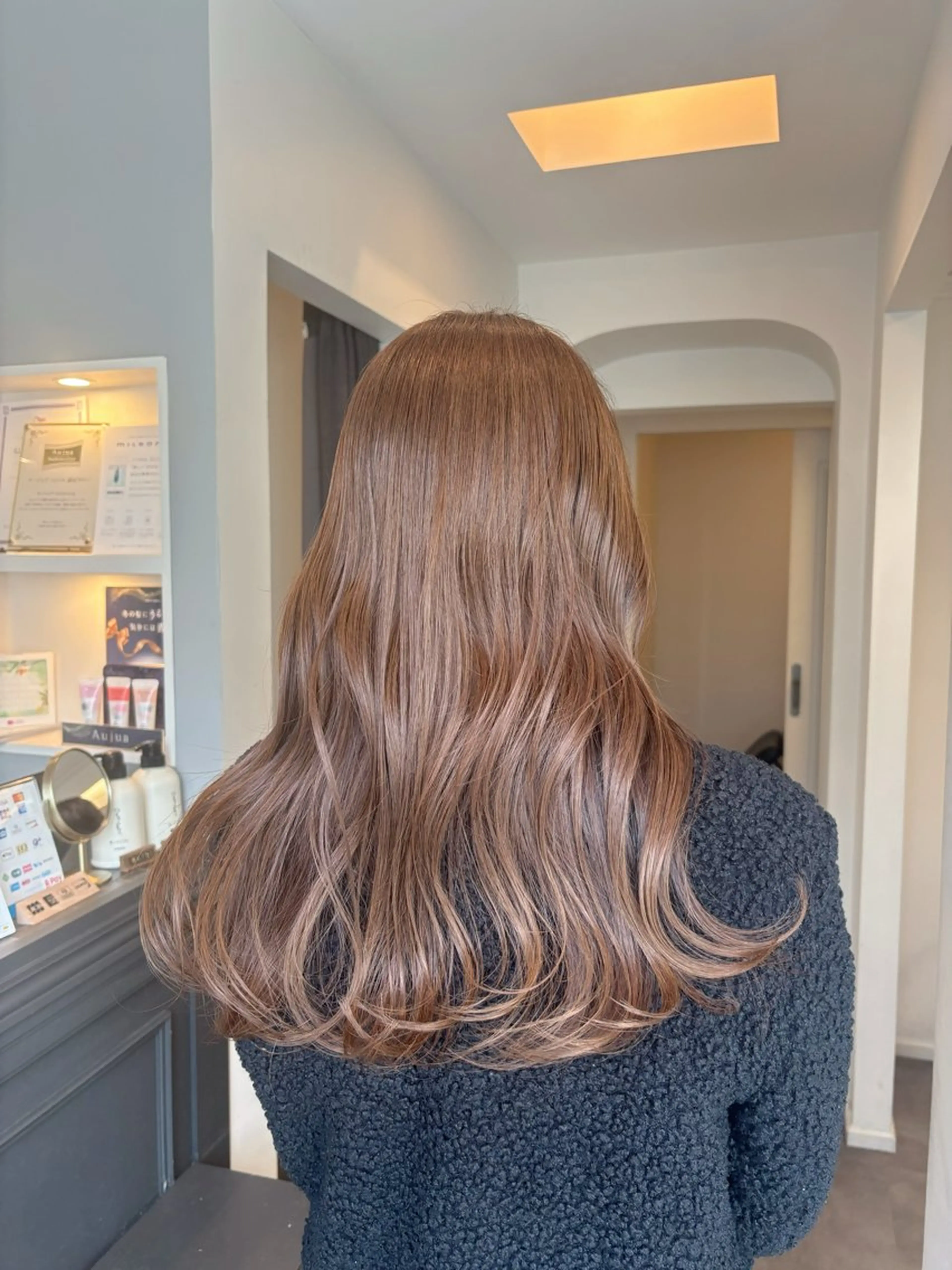 セミロング カラー 似合わせhair🎀 Manaのヘアスタイル