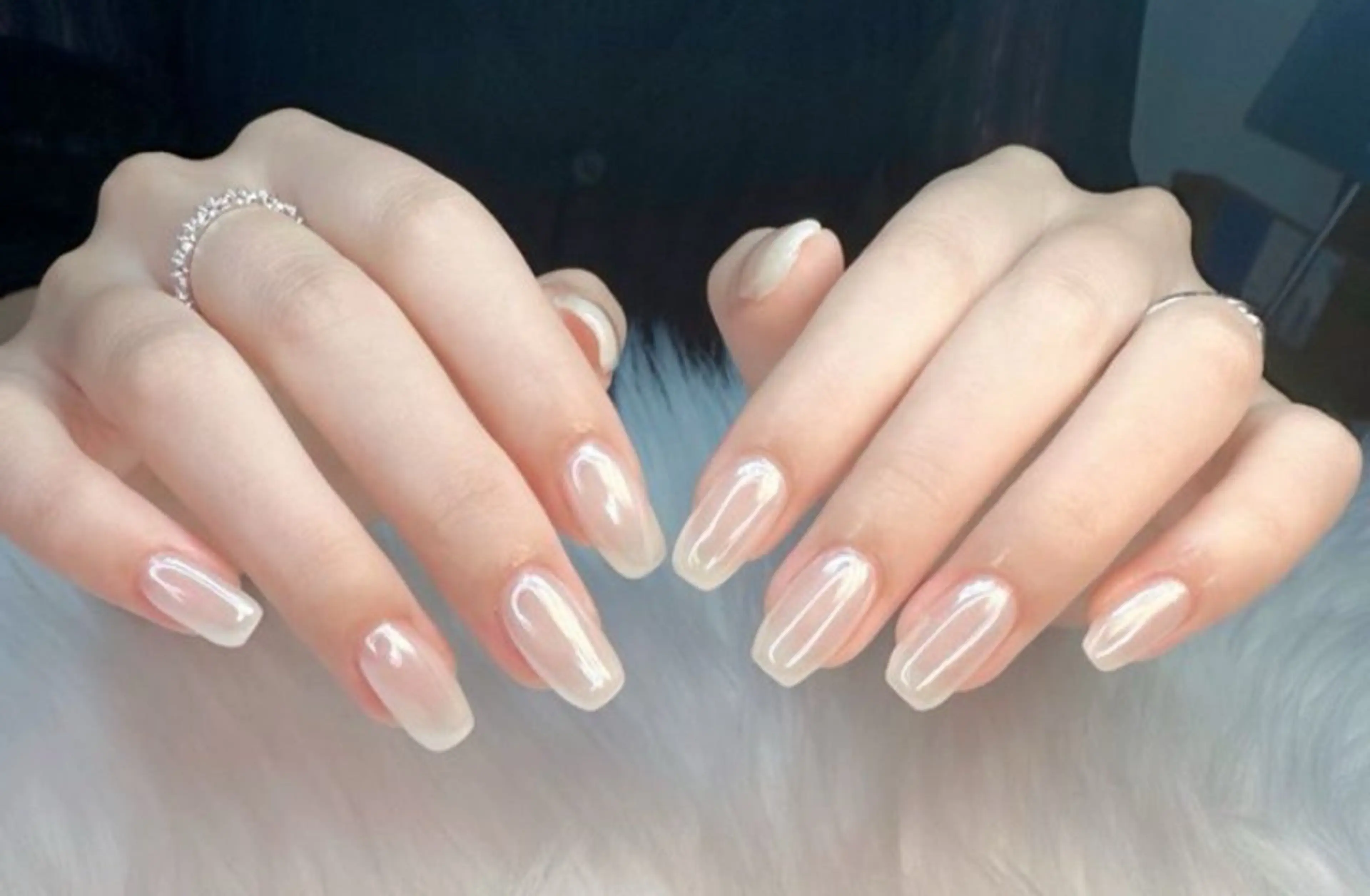 ネイル Amandine所属・渋谷/4週間取れない フィルイン/パラのネイルデザイン