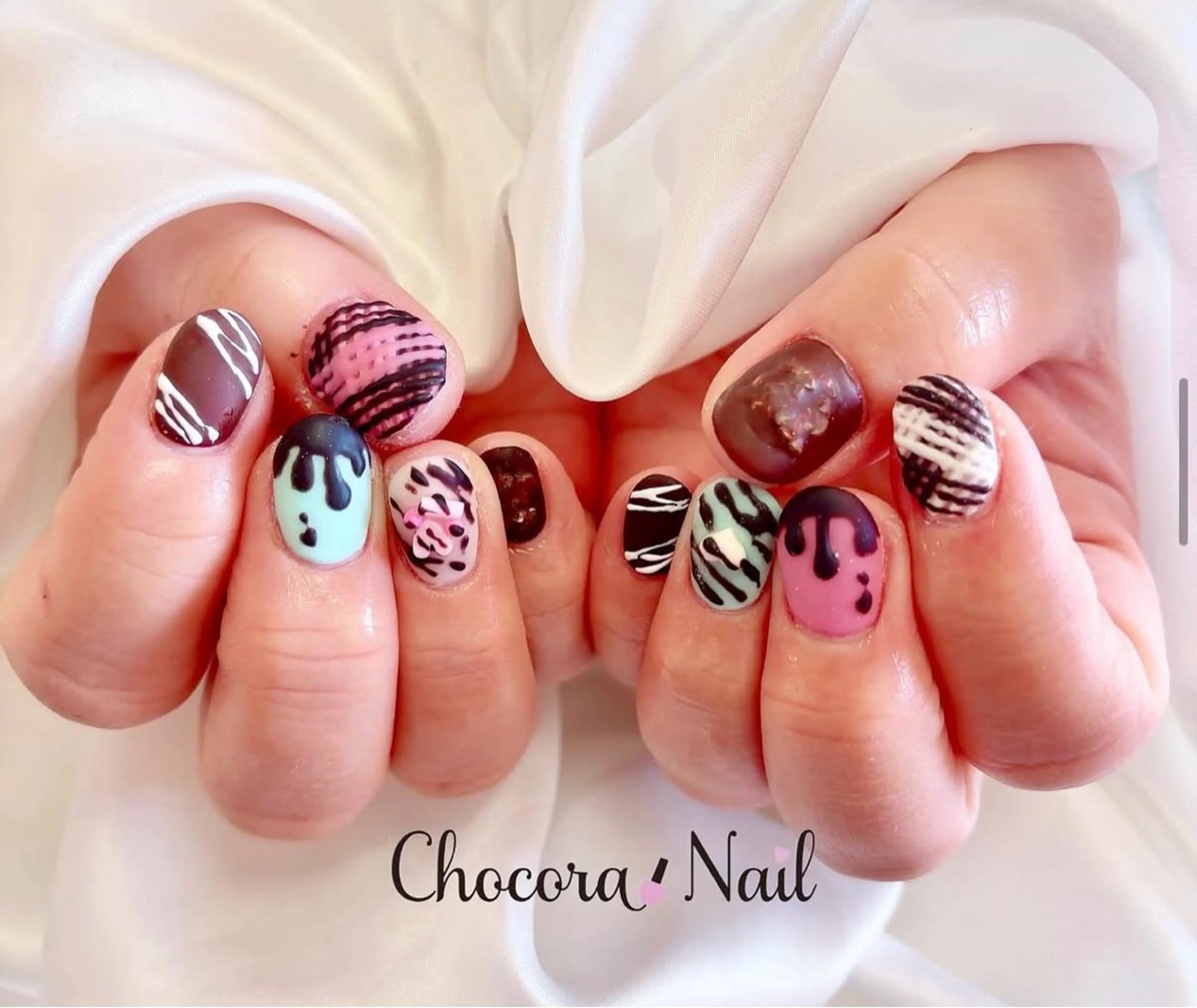 ネイル ハンドネイル Chocora nail かおりのネイルデザイン