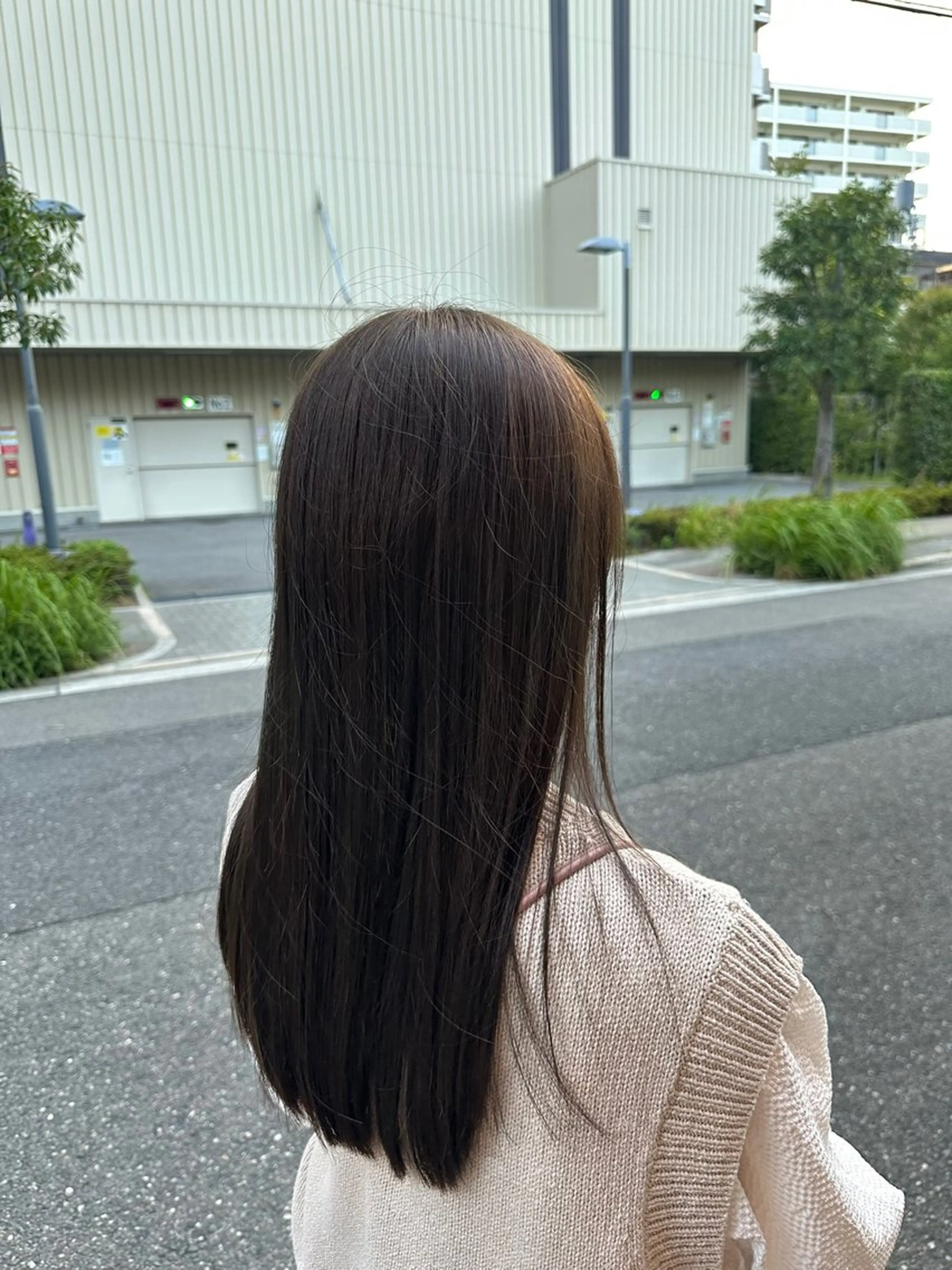 ロング カラー ブラウンカラー マロンブラウン レイヤーカット/ 透明感カラー/ きよのヘアスタイル