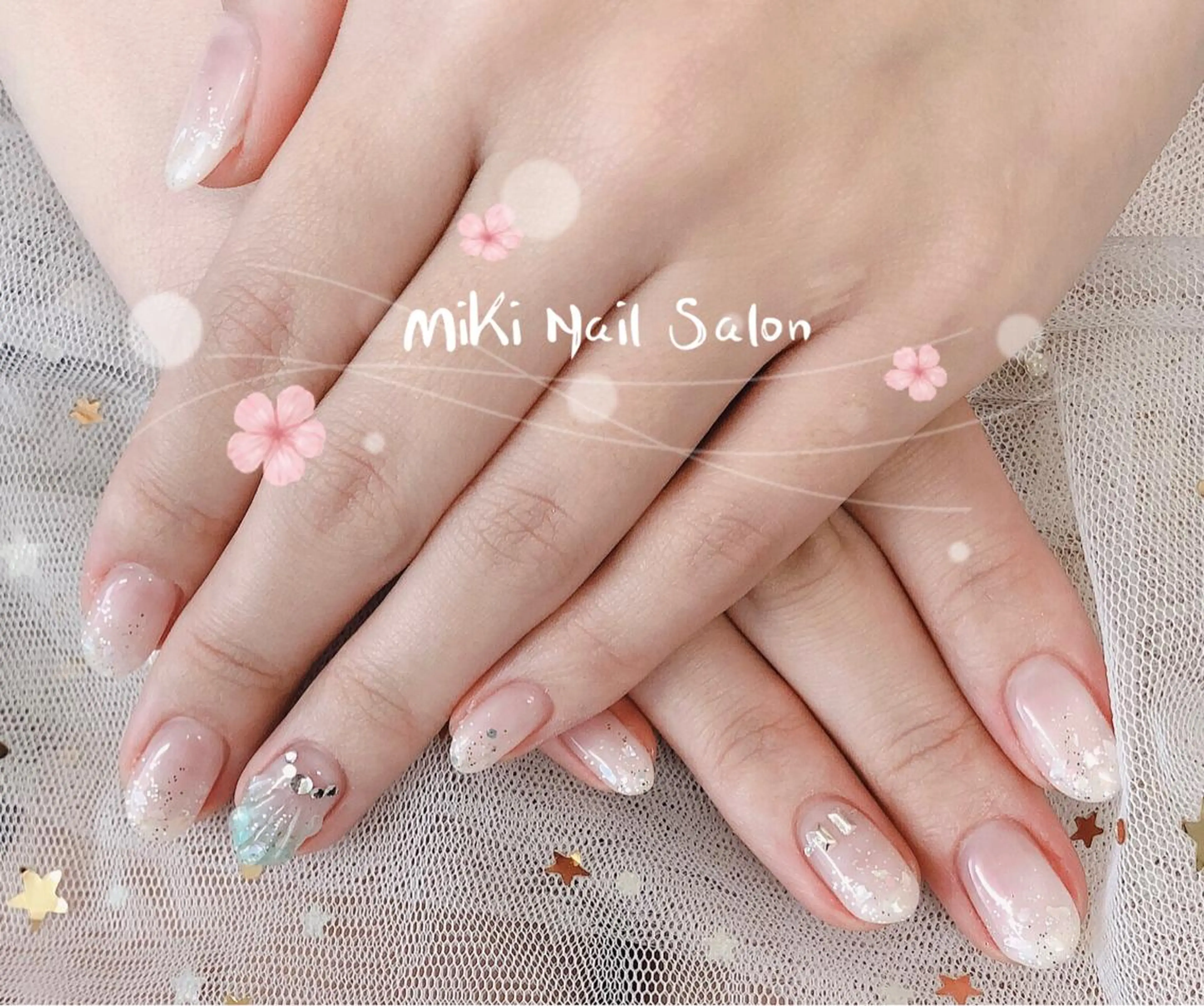 ネイル MiKi Nai池袋 長さだし得意のネイルデザイン