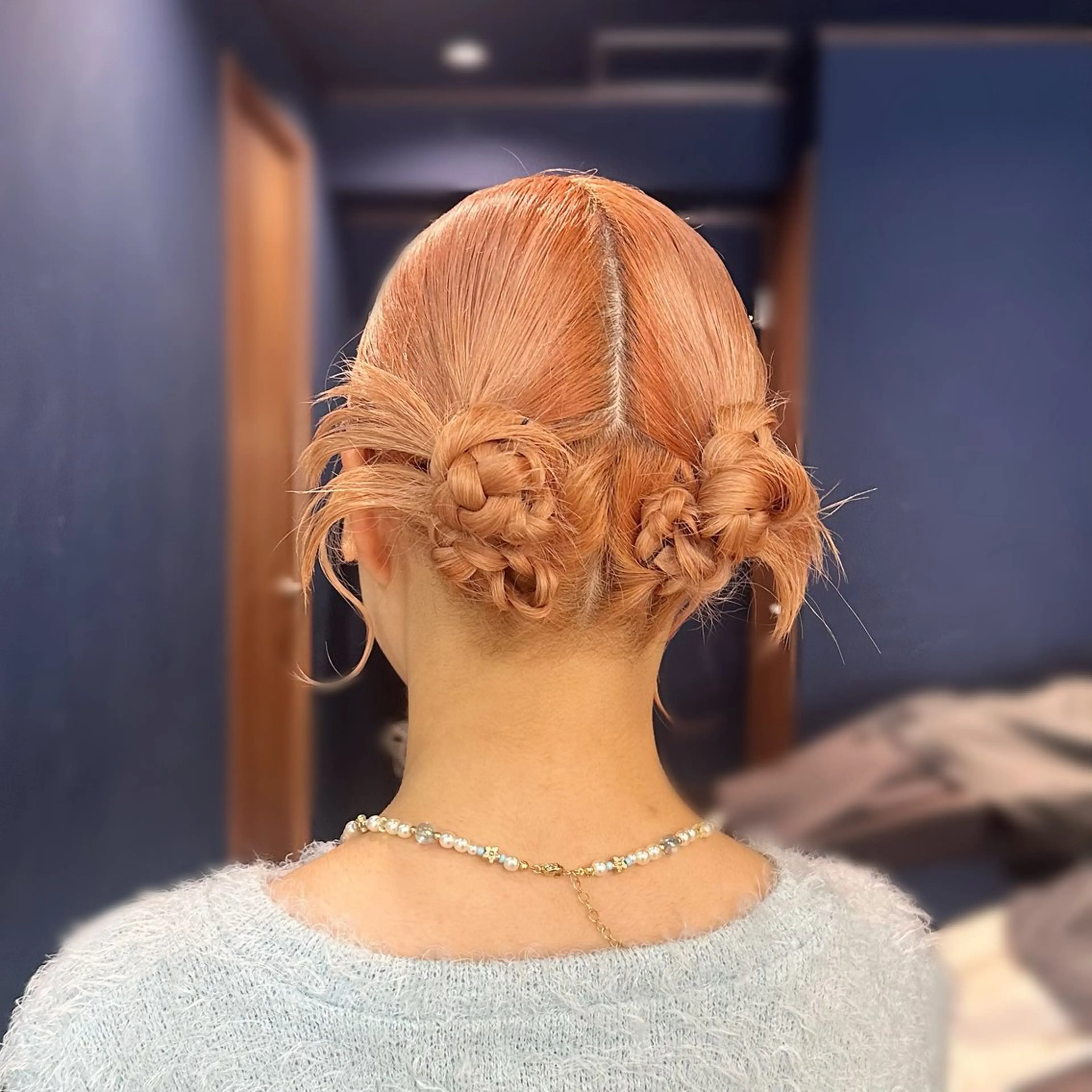 ロング ヘアアレンジ 縮毛矯正+モテカラー 🎀✨MIHOのヘアスタイル