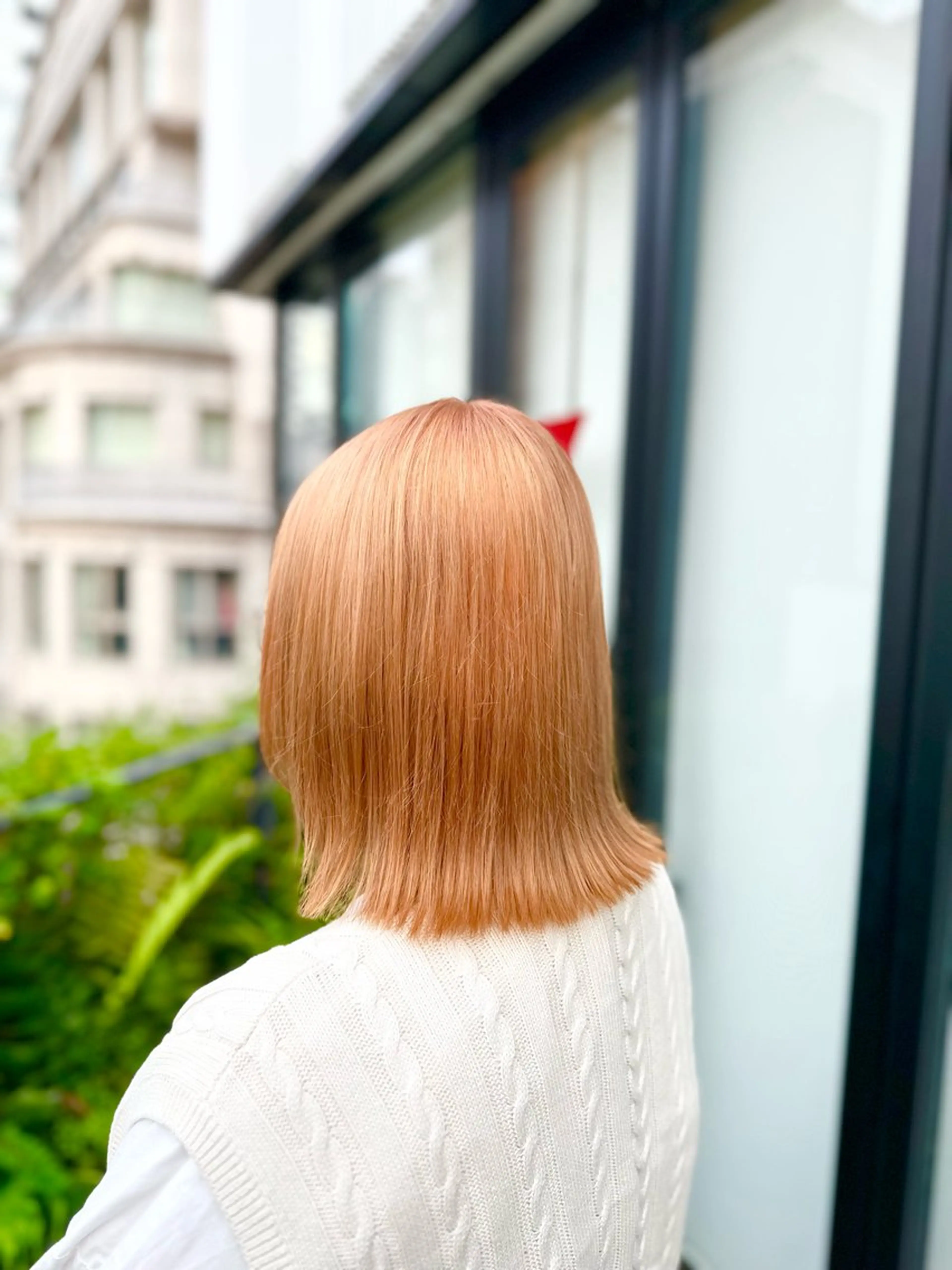 ミディアム ヘアカラー GRAN Lucia 梅田茶屋町店所属・柔らかいハイトーン/ kizunaのヘアスタイル