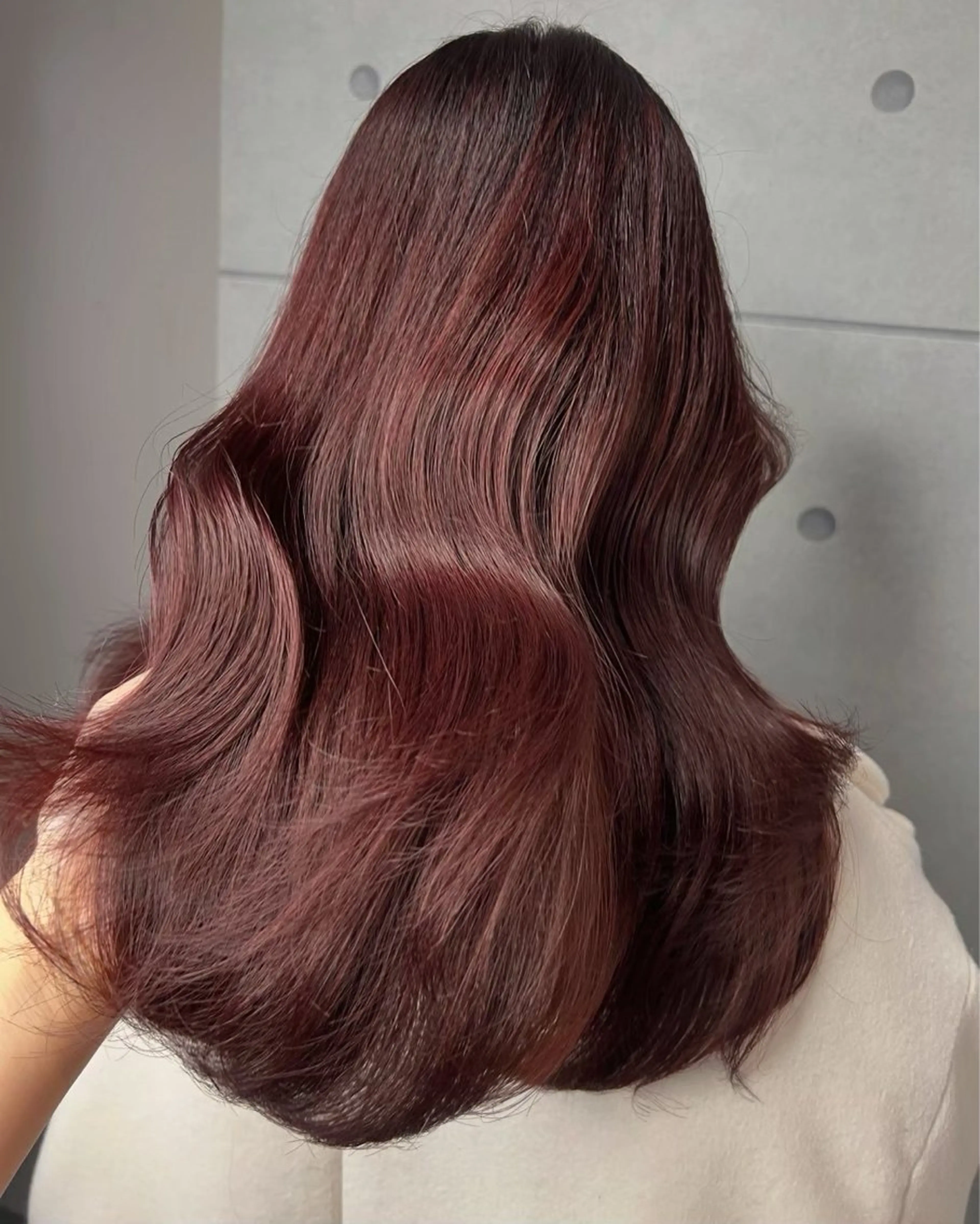 カラー ブラウンカラー レッドカラー ヘアカラー 🩵透明感・艶カラー 🩵mia下北沢のヘアスタイル