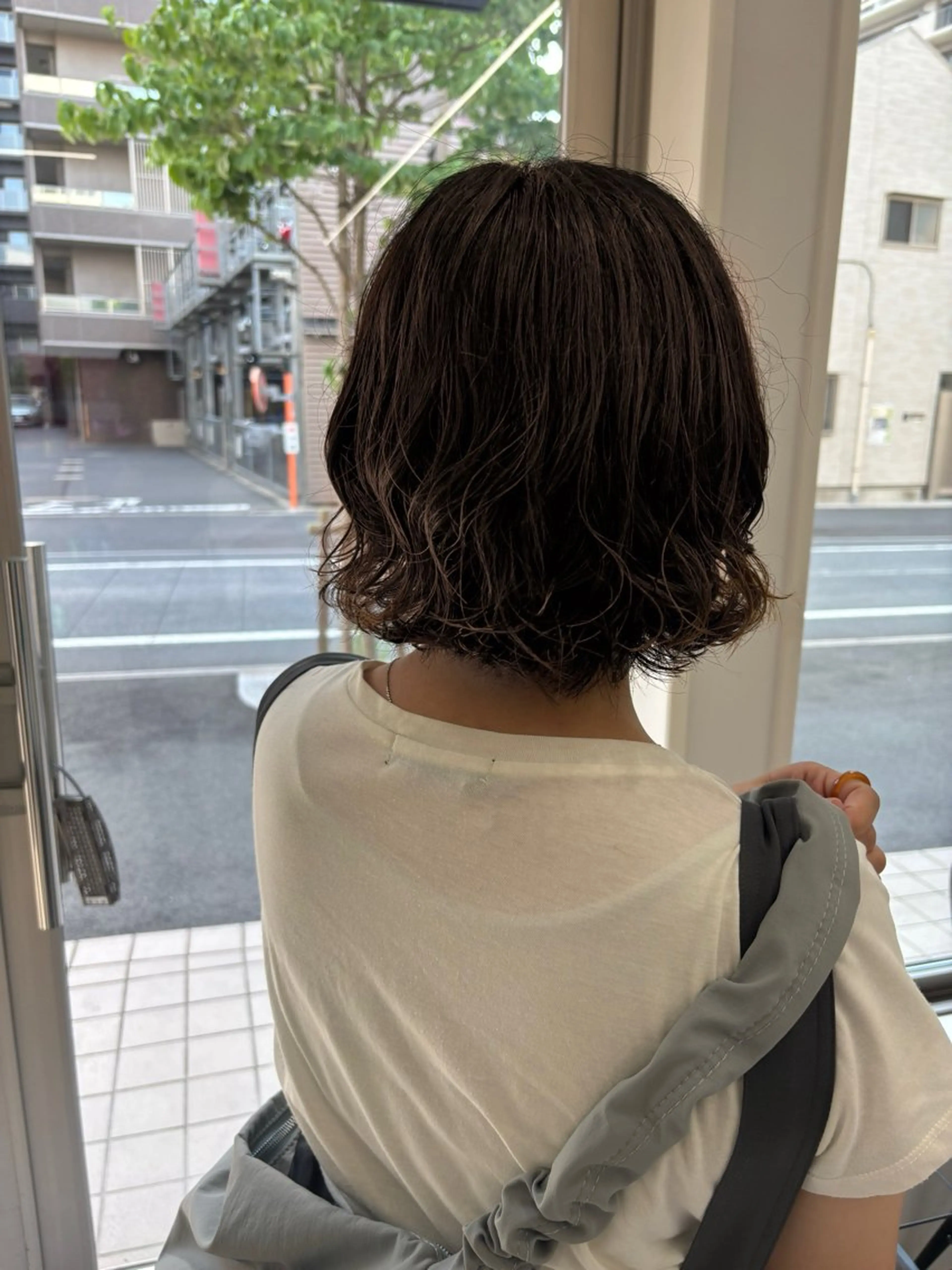 ショート ショートボブ ボブ ショートヘア 新村 華奈絵のヘアスタイル