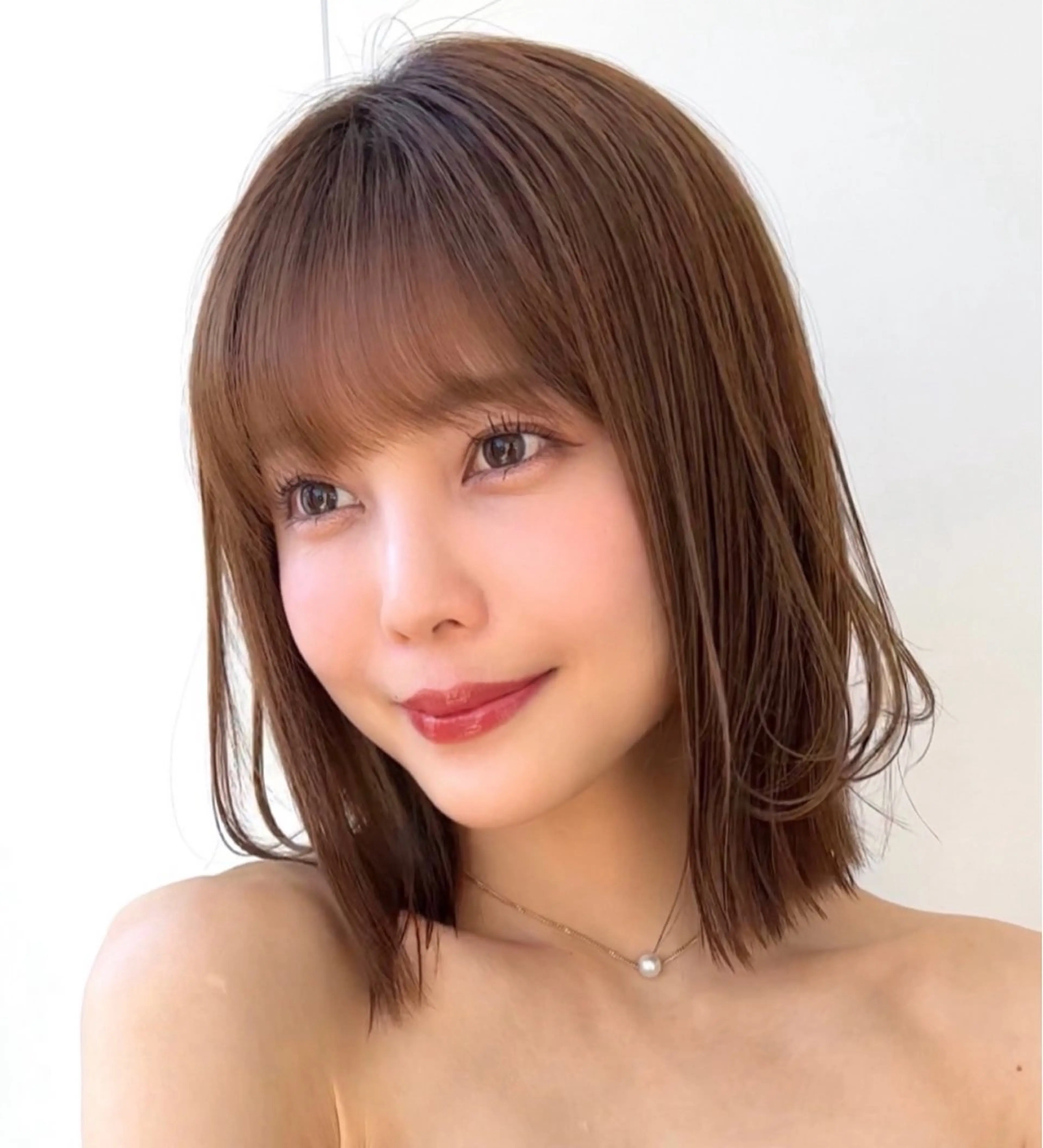 カラー 莉乃/縮毛矯正/髪質 改善/艶カラーのヘアスタイル