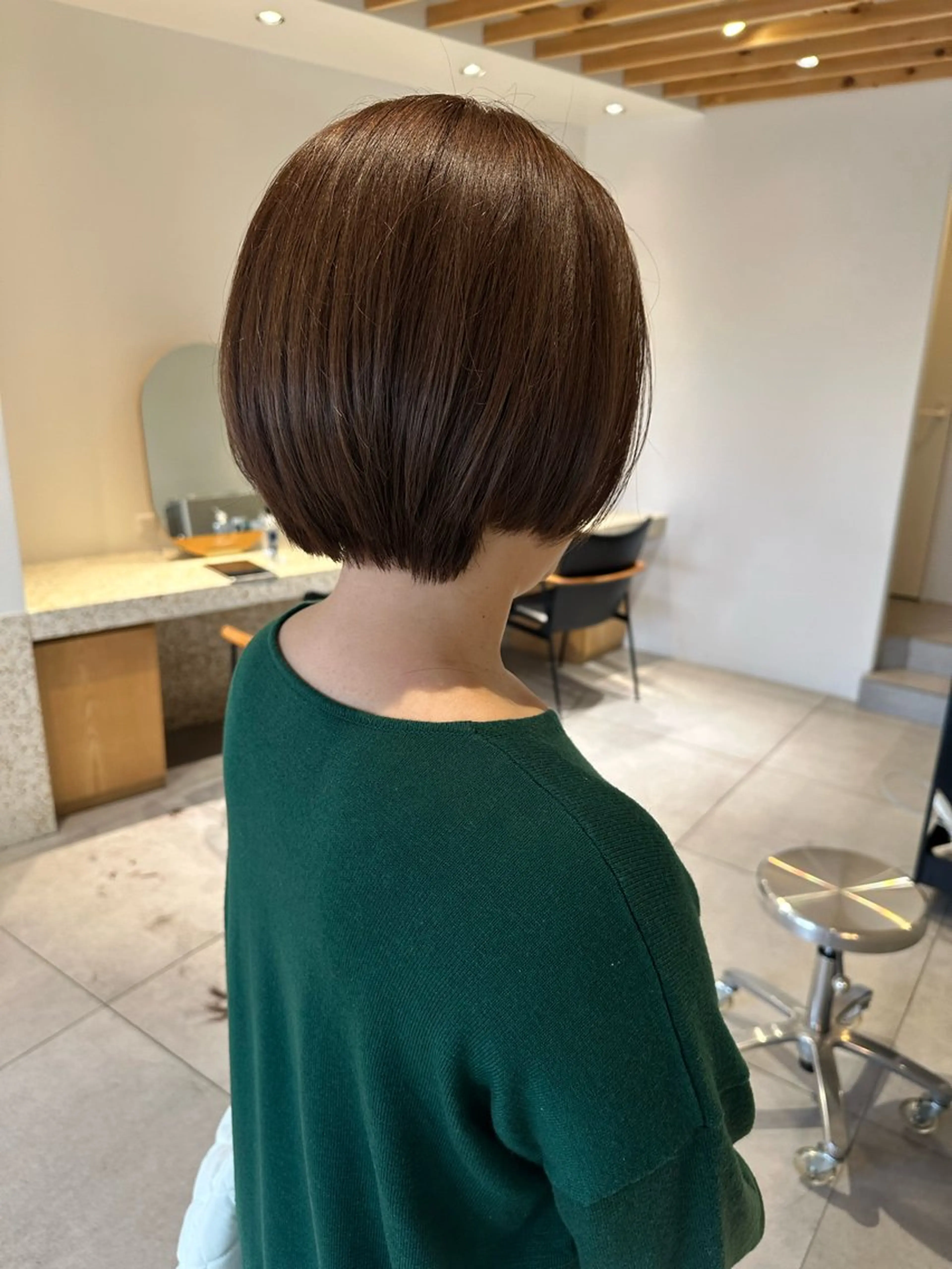 ショート カラー カット ヘアカラー 和田 あおいのヘアスタイル