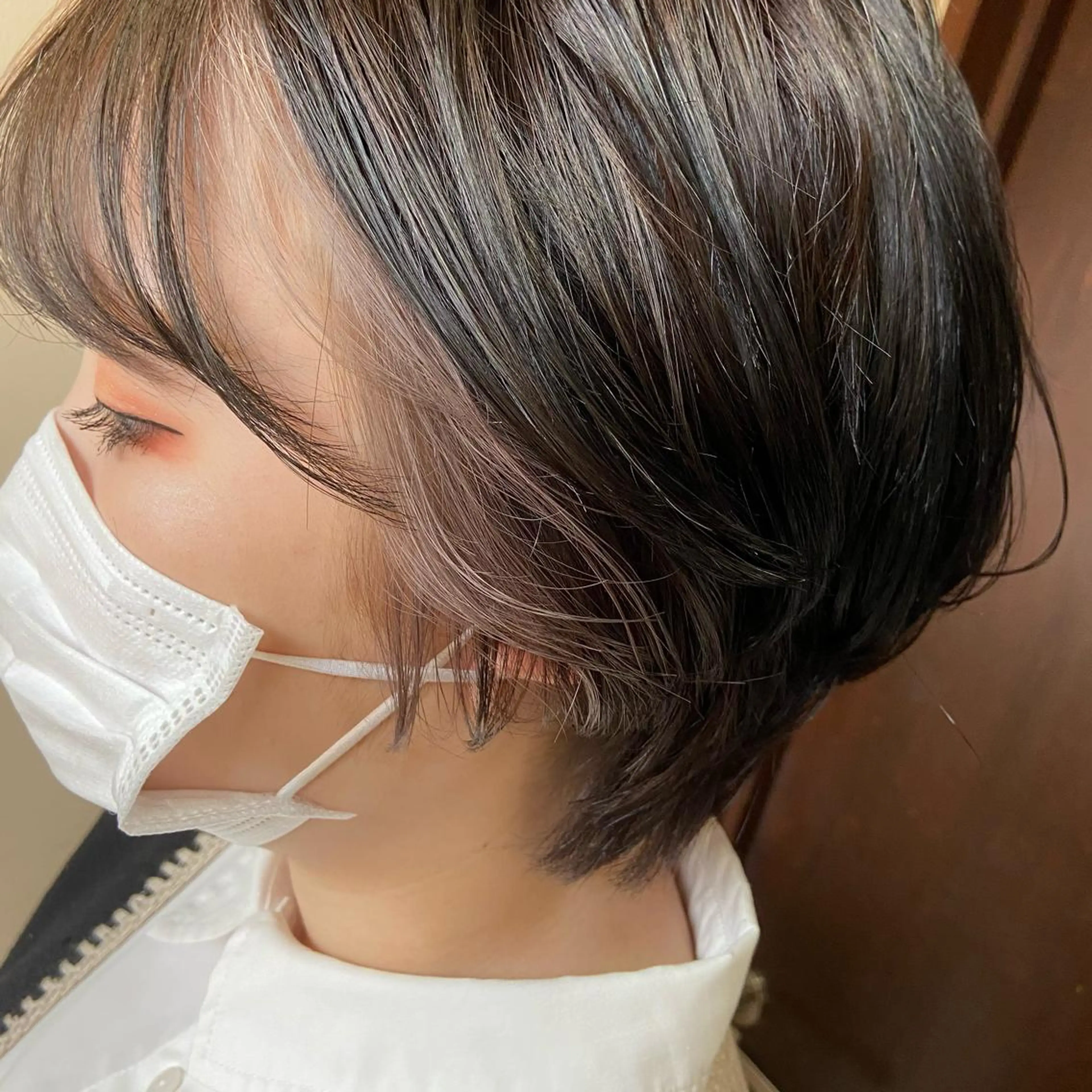 ショート カラー ヘアアレンジ 韓国ヘア ユイカのヘアスタイル