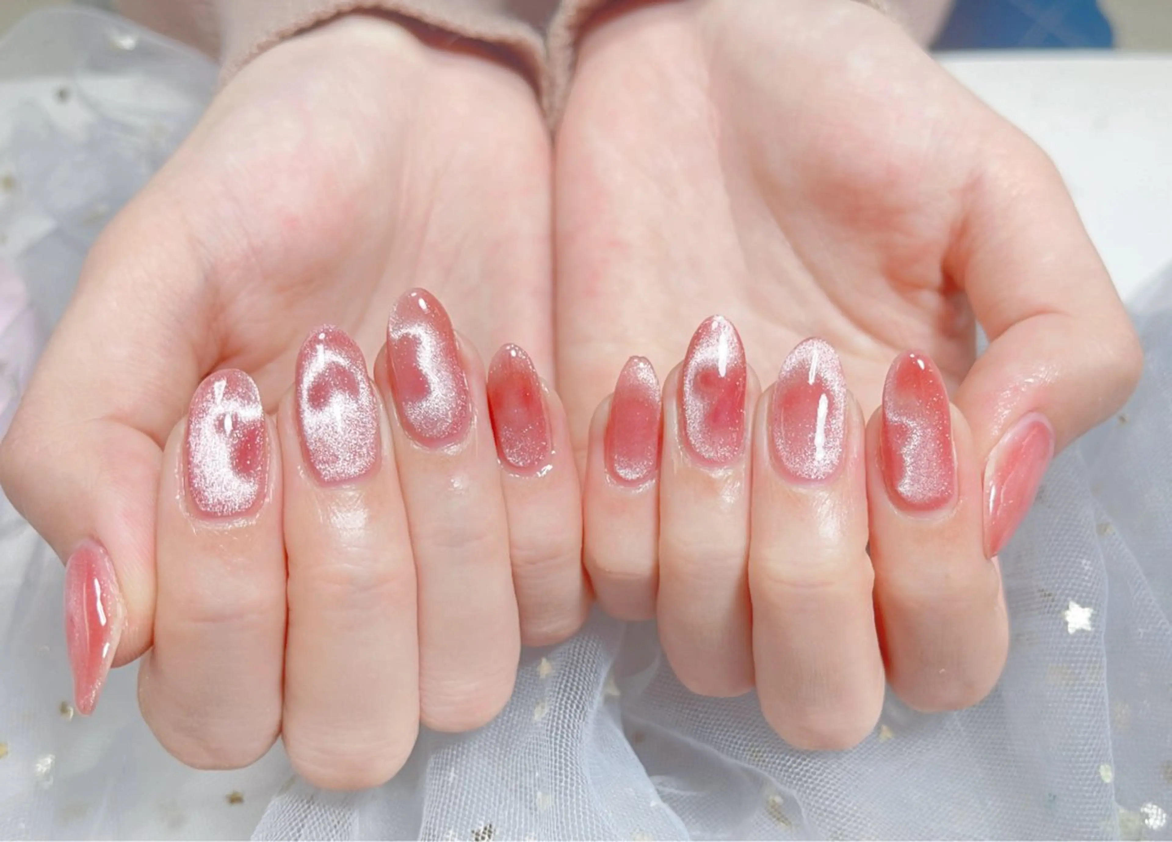 ネイル ハンドネイル 🎀ネイルサロン エクラYUI🎀のネイルデザイン