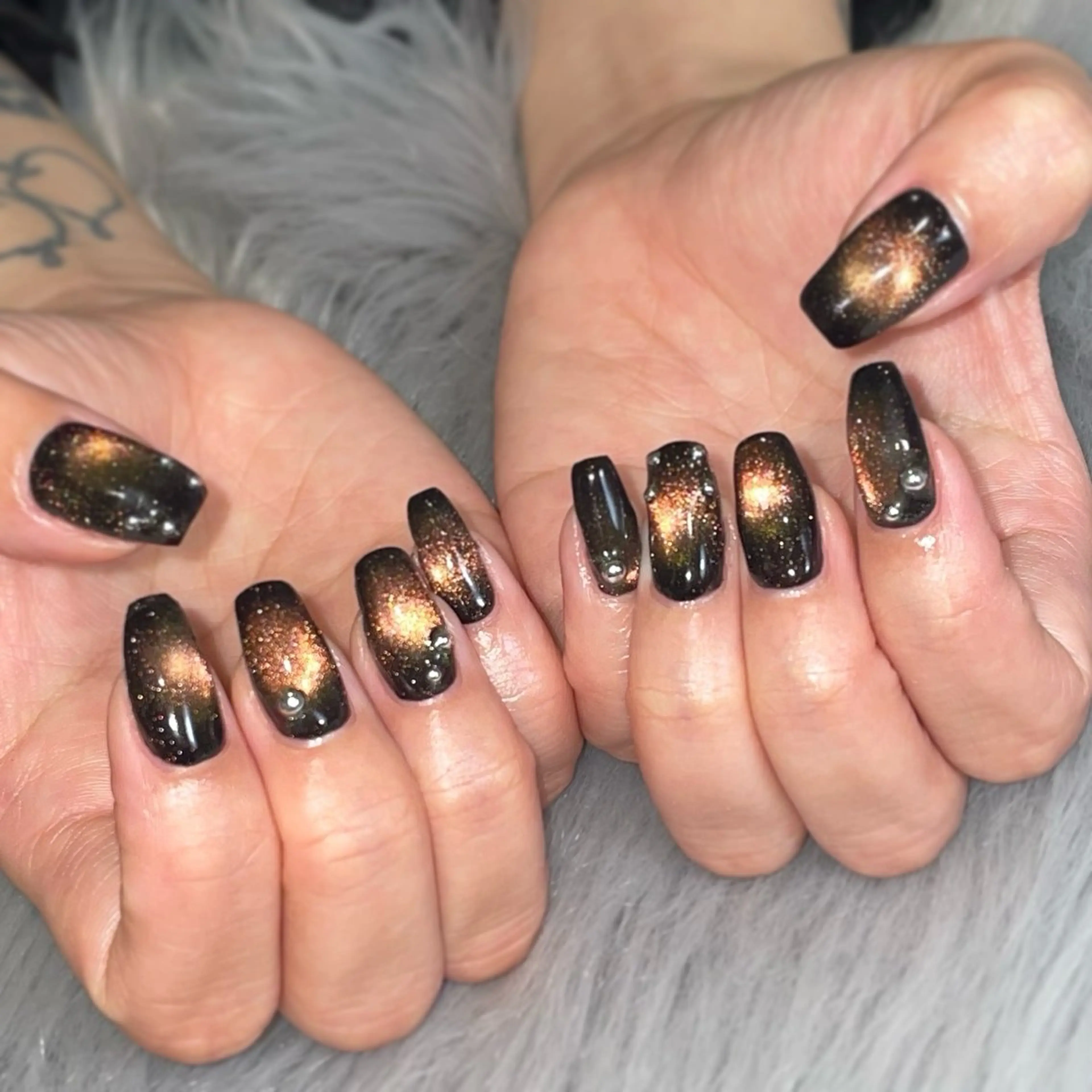 ネイル ハンドネイル RICO Nail パーツつけ放題🌈のネイルデザイン