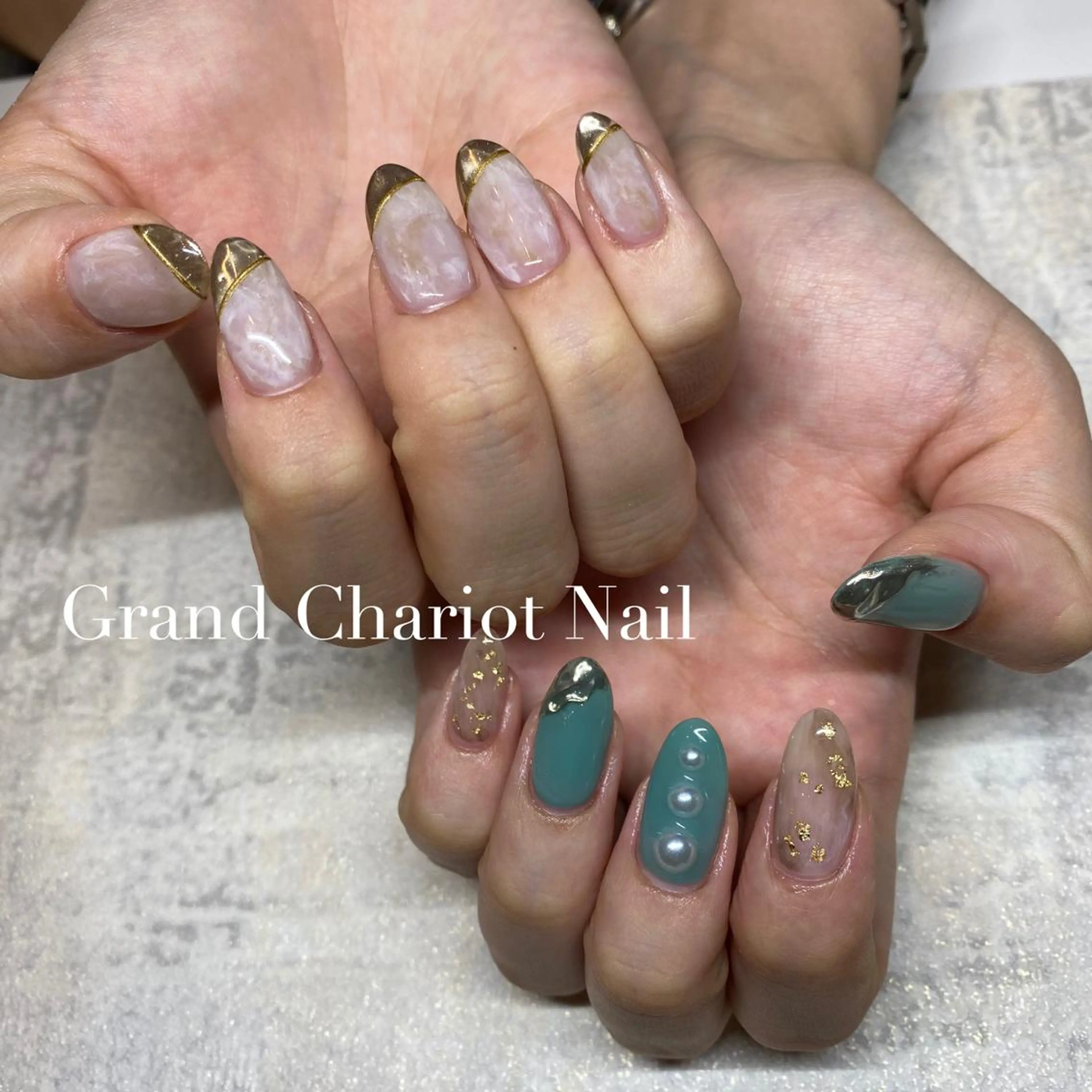 ネイル ハンドネイル NORA nail UMEDA MAIのネイルデザイン