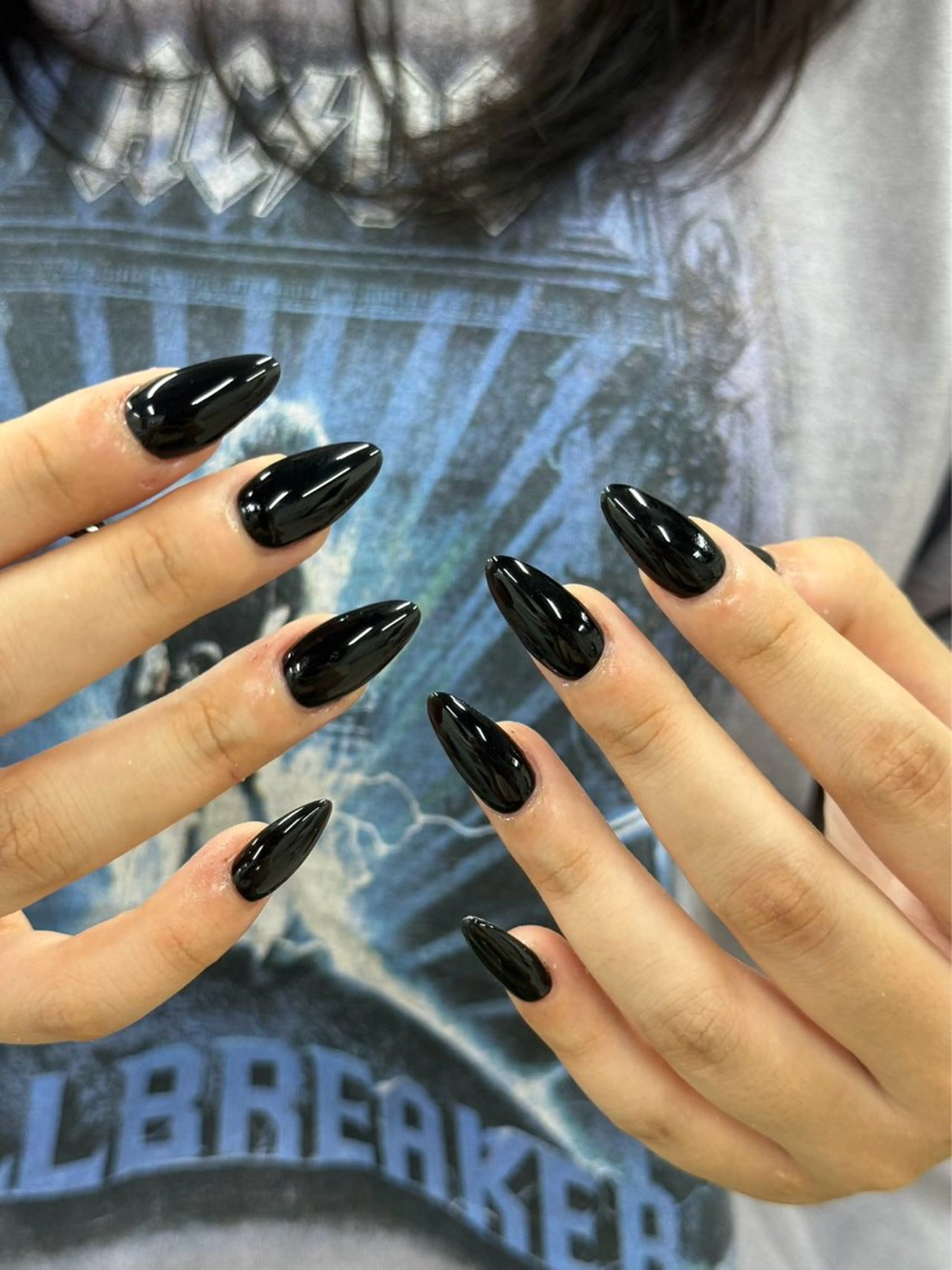 ネイル Kaka_ パラジェル、長さだしのネイルデザイン