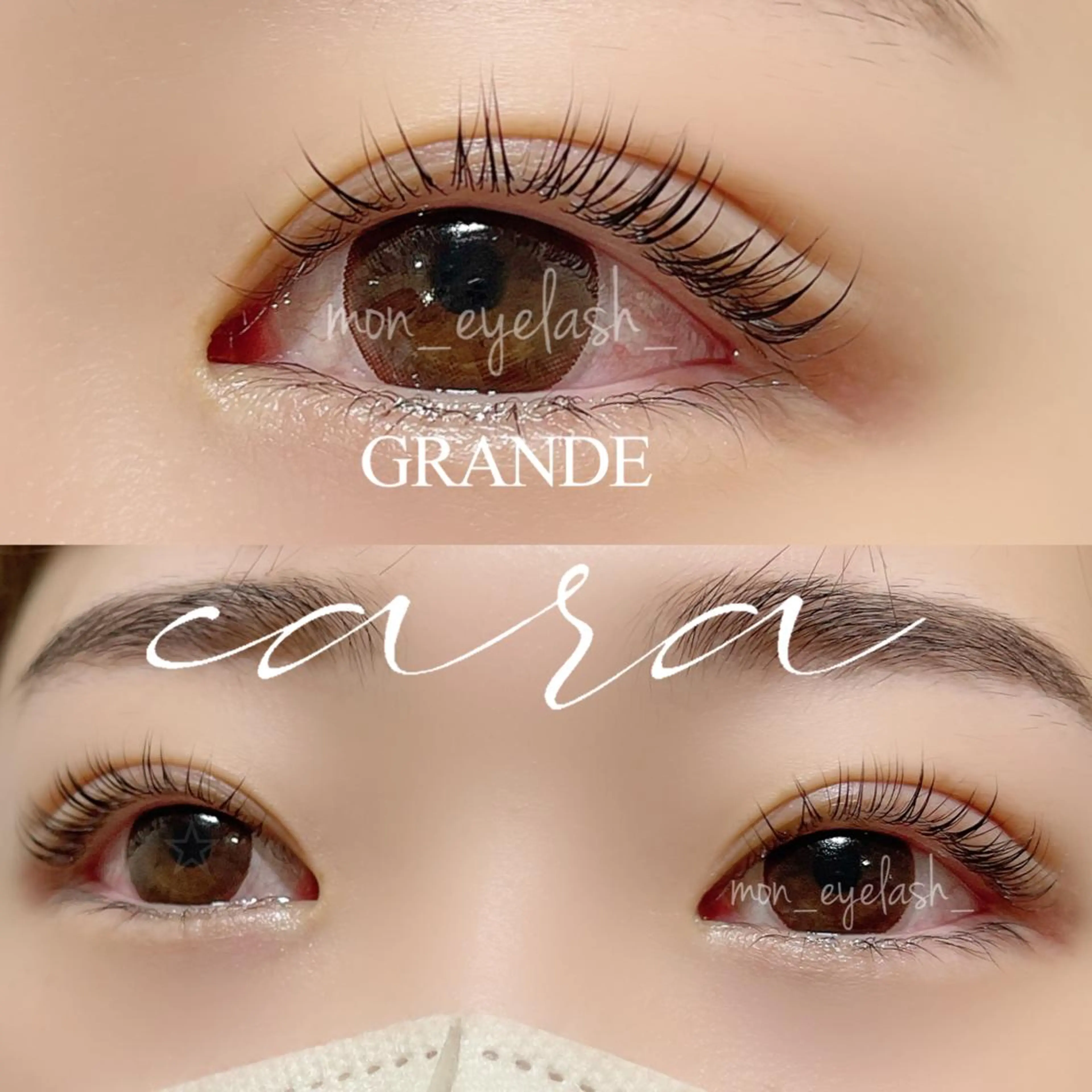 マツエク・マツパ アイブロウ マツパ GRANDEcara 栄　Miki🍀のマツエク・マツパデザイン