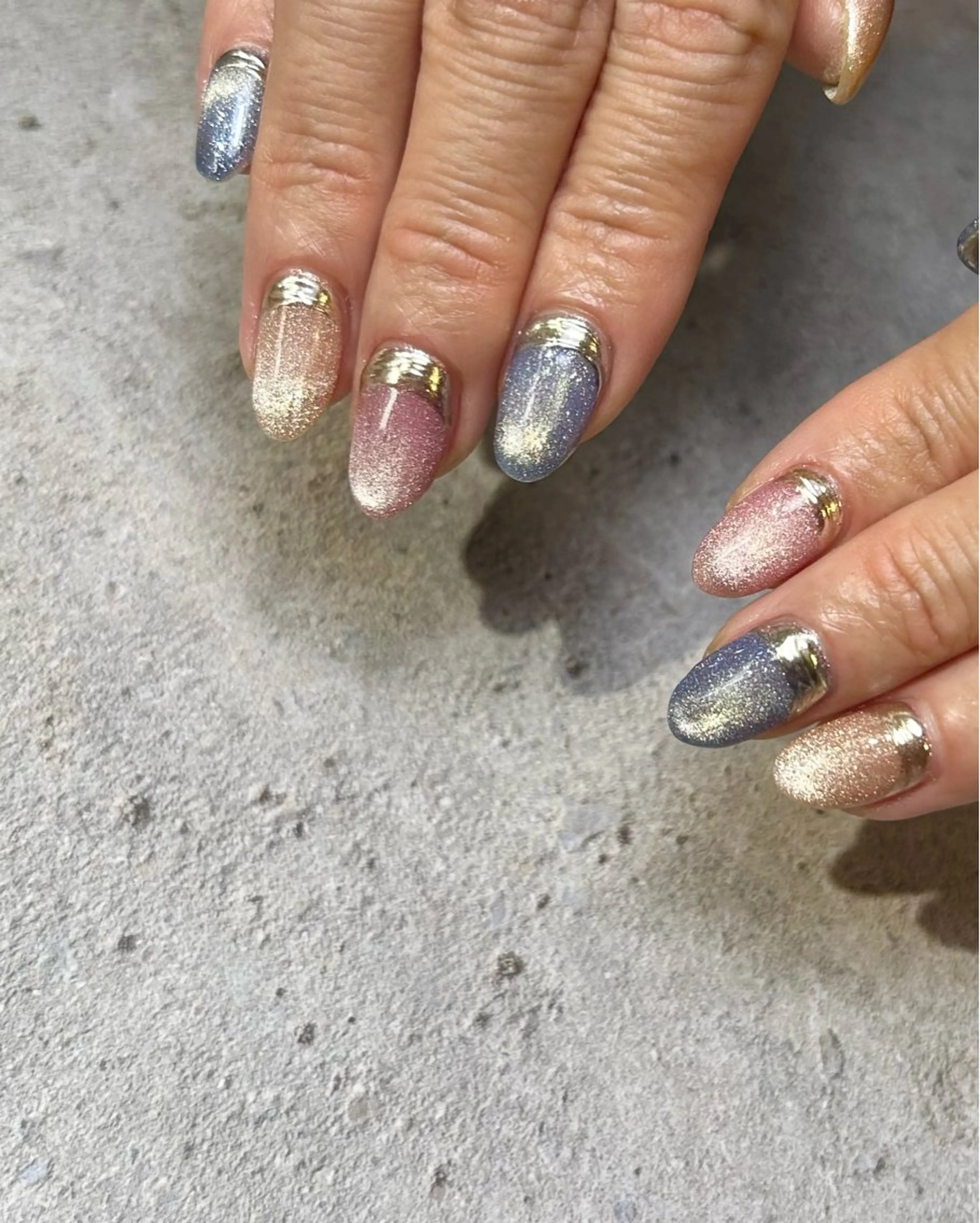 ネイル マグネットネイル 持ち込み ハンドネイル Reflection marikoのネイルデザイン