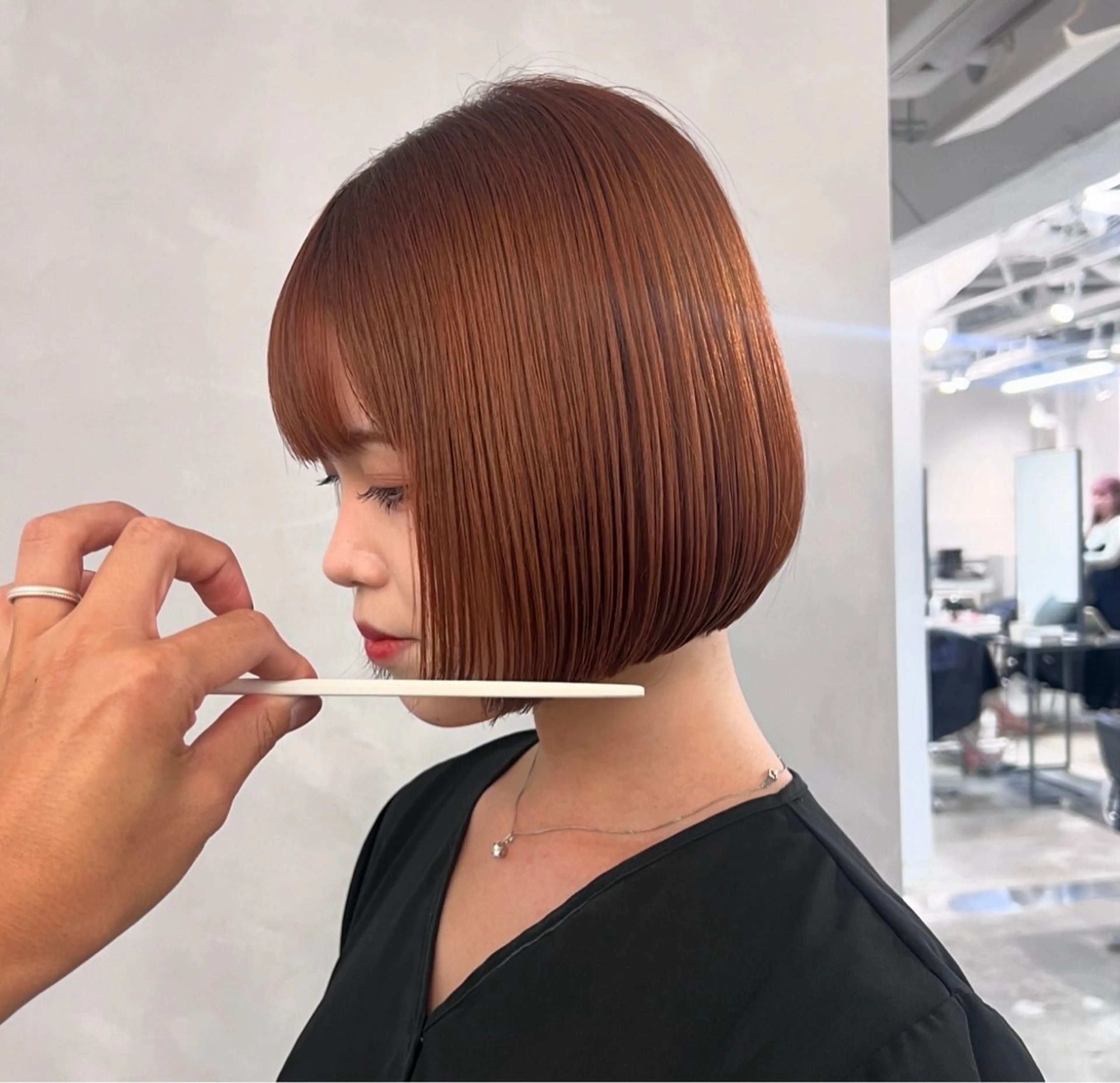 ショート 丸みショート ショートヘア カット ヘアカラー トリートメント foto所属・カット特化 /BLUET/新宿のヘアスタイル