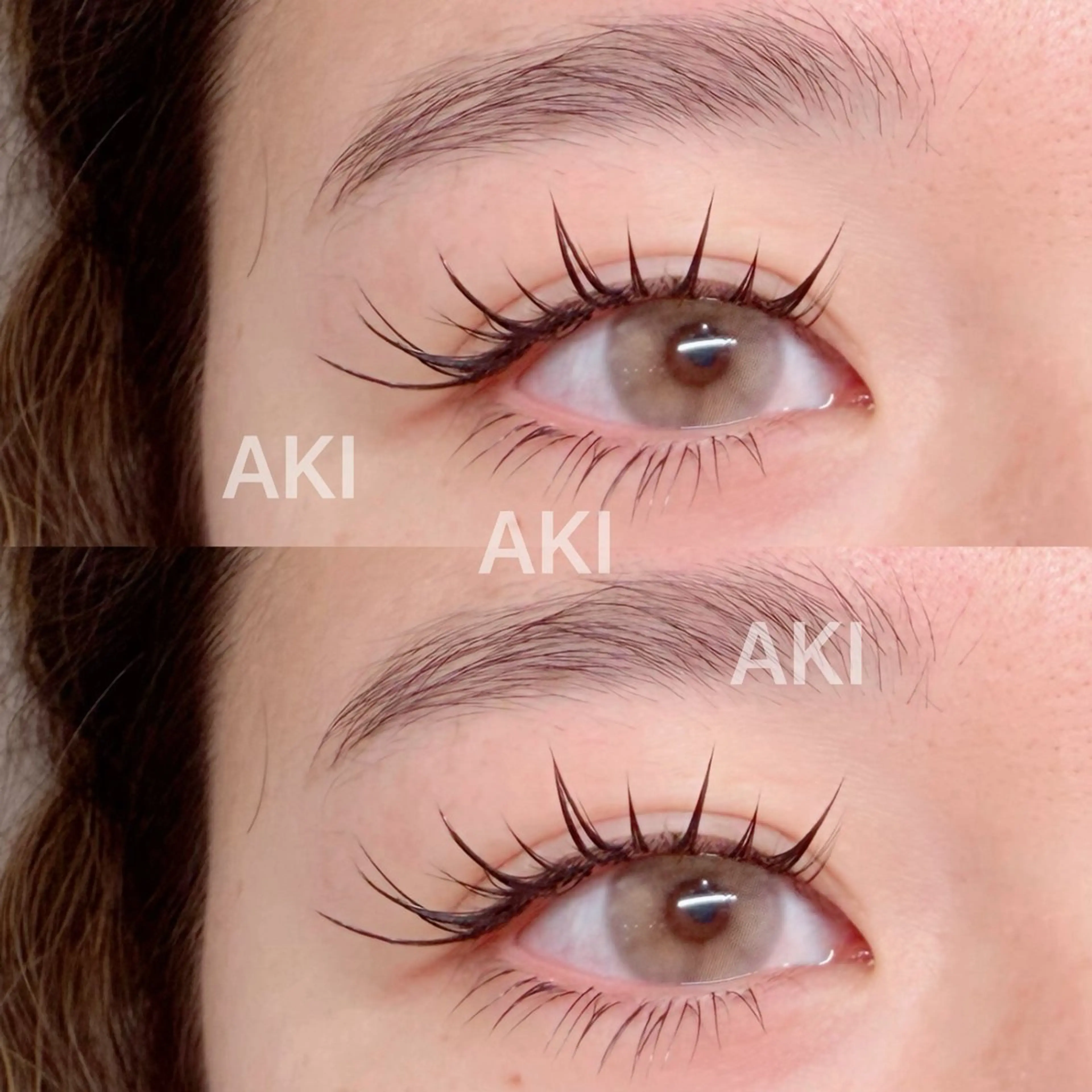 マツエク・マツパ 韓国風マツエク ナチュラル マツエク COCO EYELASHアキのマツエク・マツパデザイン