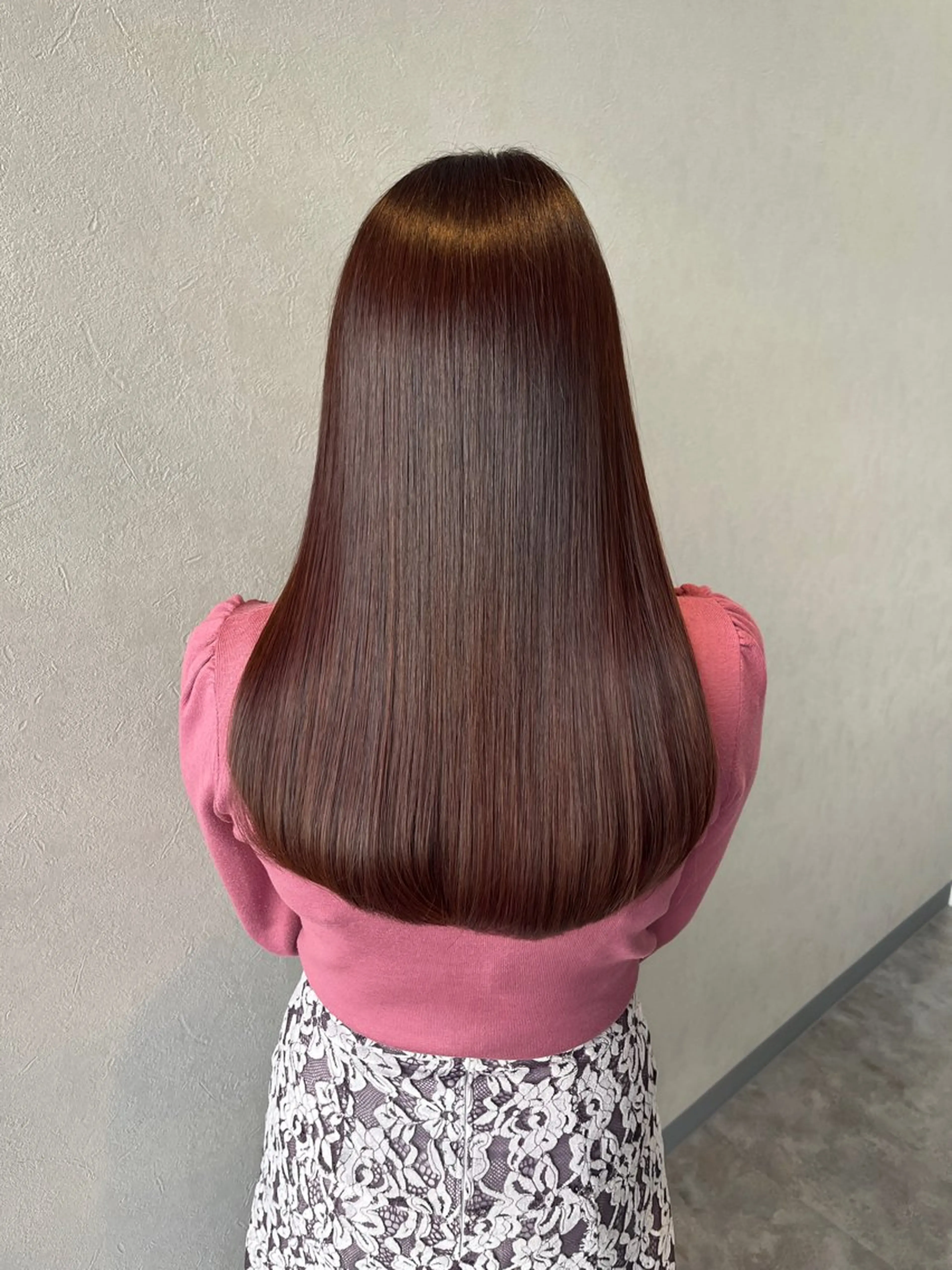 髪質改善カラー＋トリートメントの写真