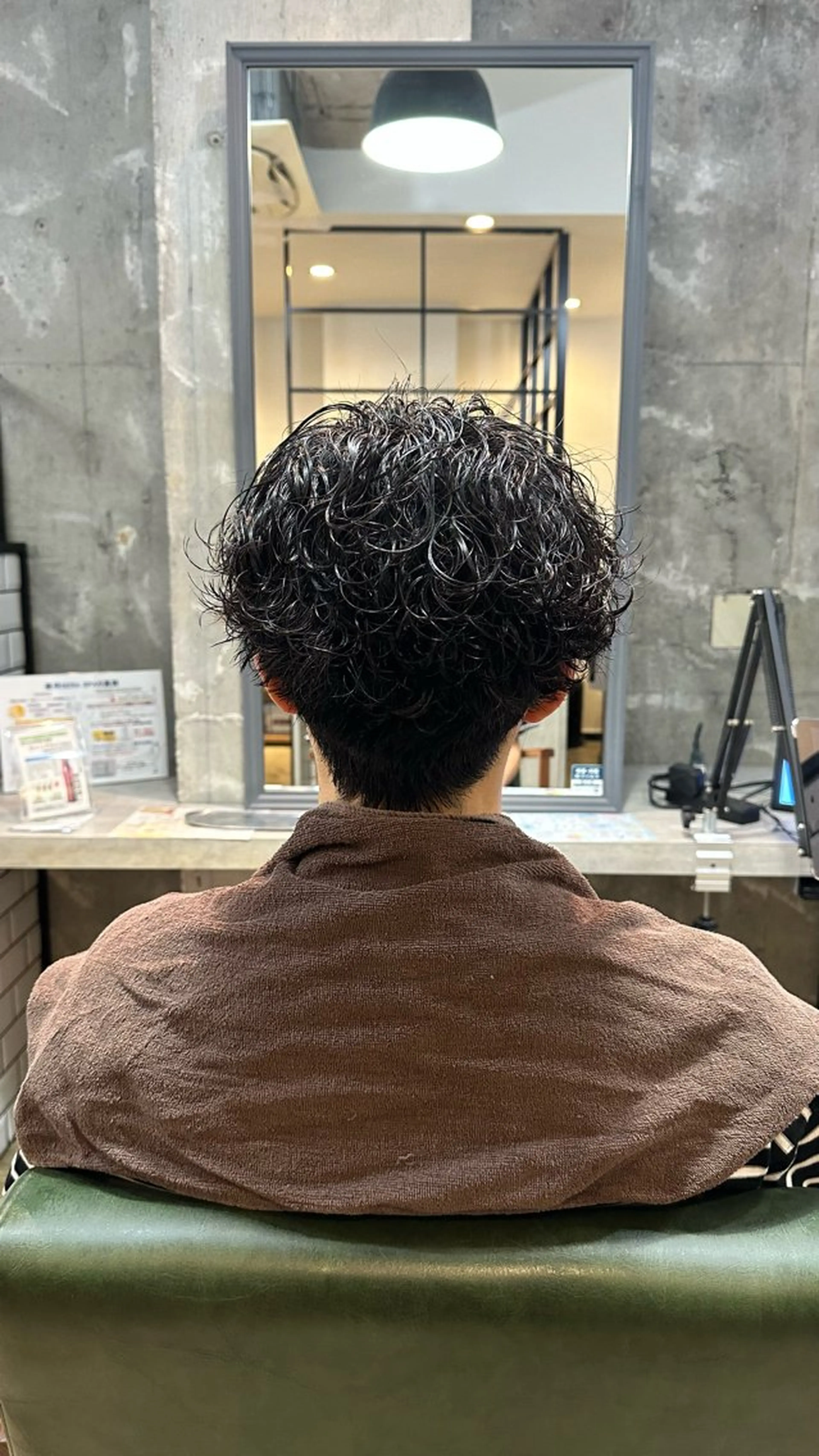 ショート パーマ メンズ メンズパーマ 波巻きパーマ メンズ専門 Ryukiのヘアスタイル