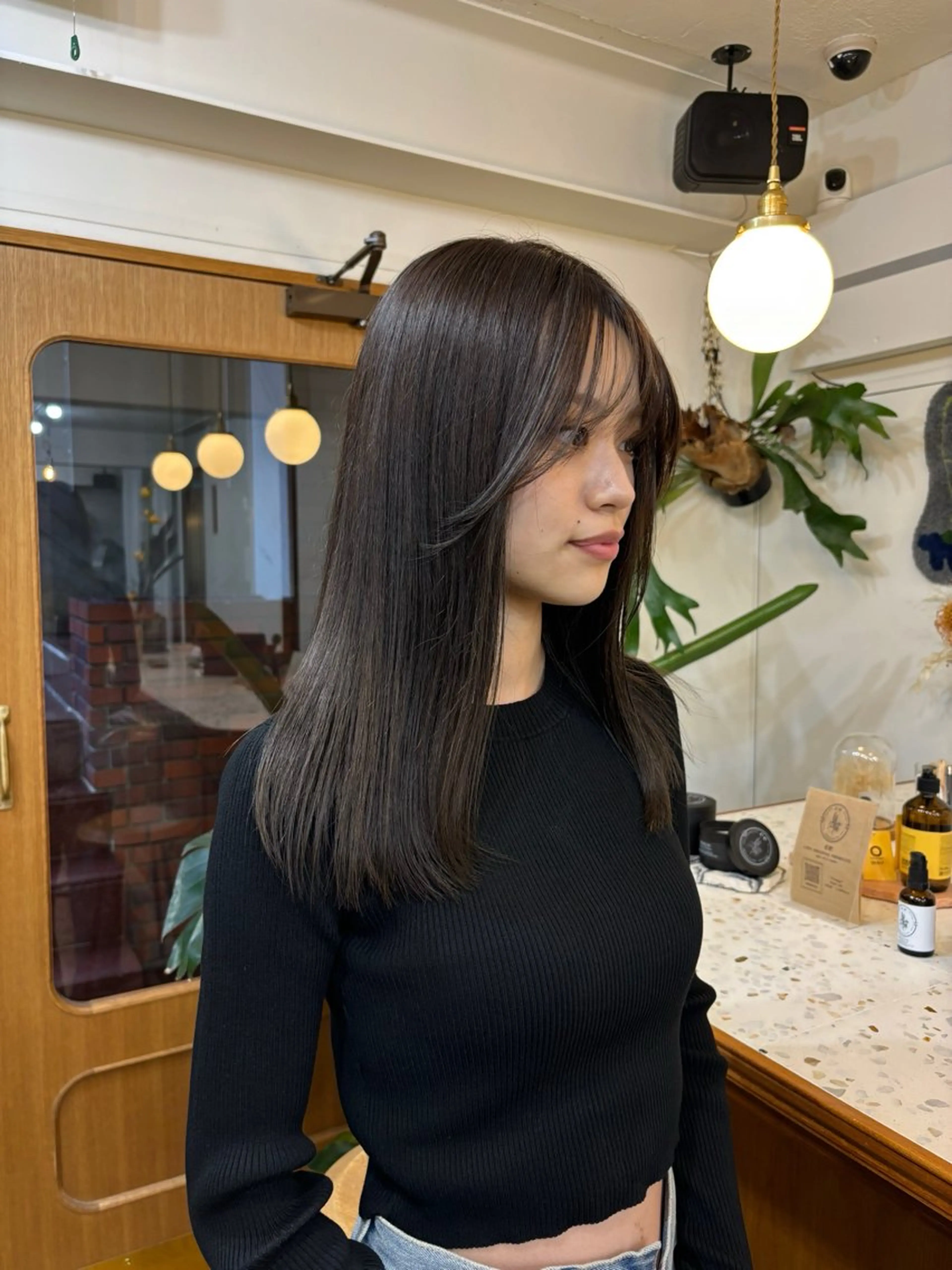 ロング カラー 透明感カラー グレージュ オリーブグレージュ オリーブグレー カット ヘアカラー トリートメント ayano🫧 《CIEN》のヘアスタイル