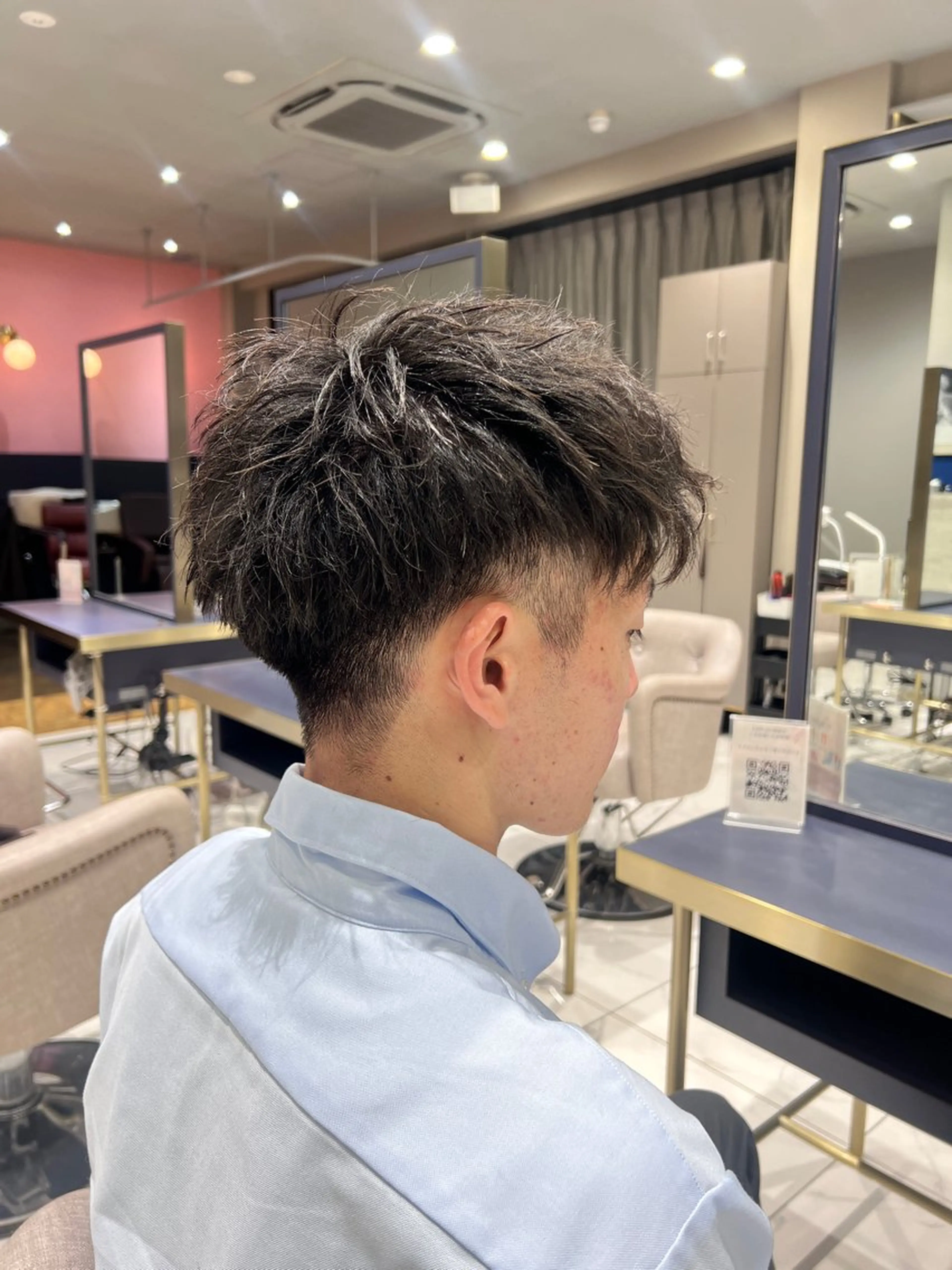 ショート メンズ 志田 ほん/ メンズパーマのヘアスタイル