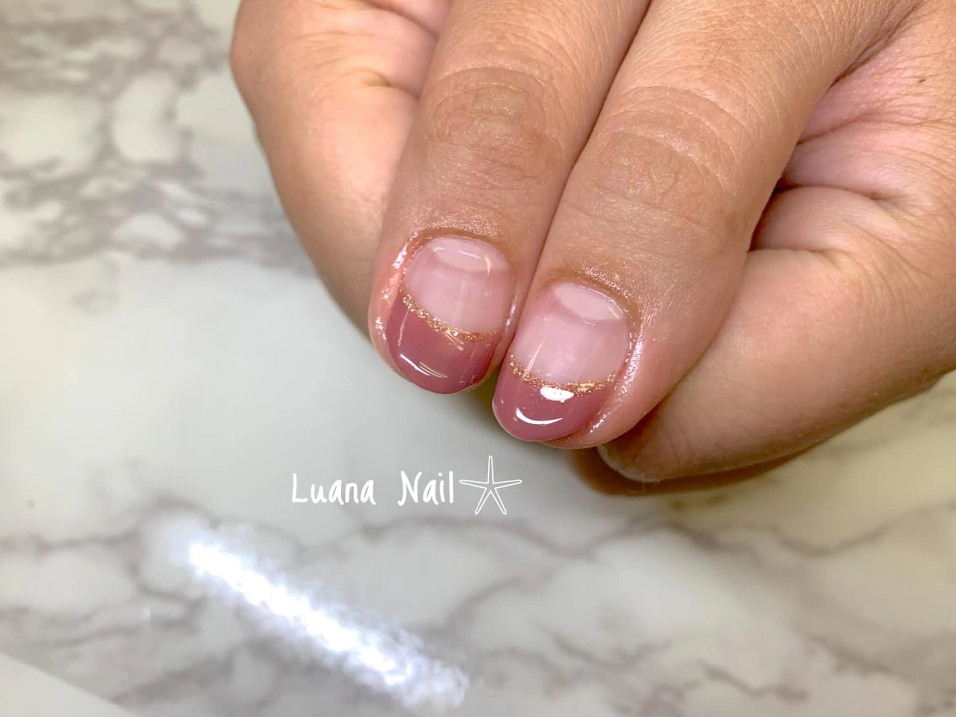 ネイル ラメ(グリッター) ハンドネイル BeauJu by Luana Nail所属・BeauJu by Luana Nailのネイルデザイン