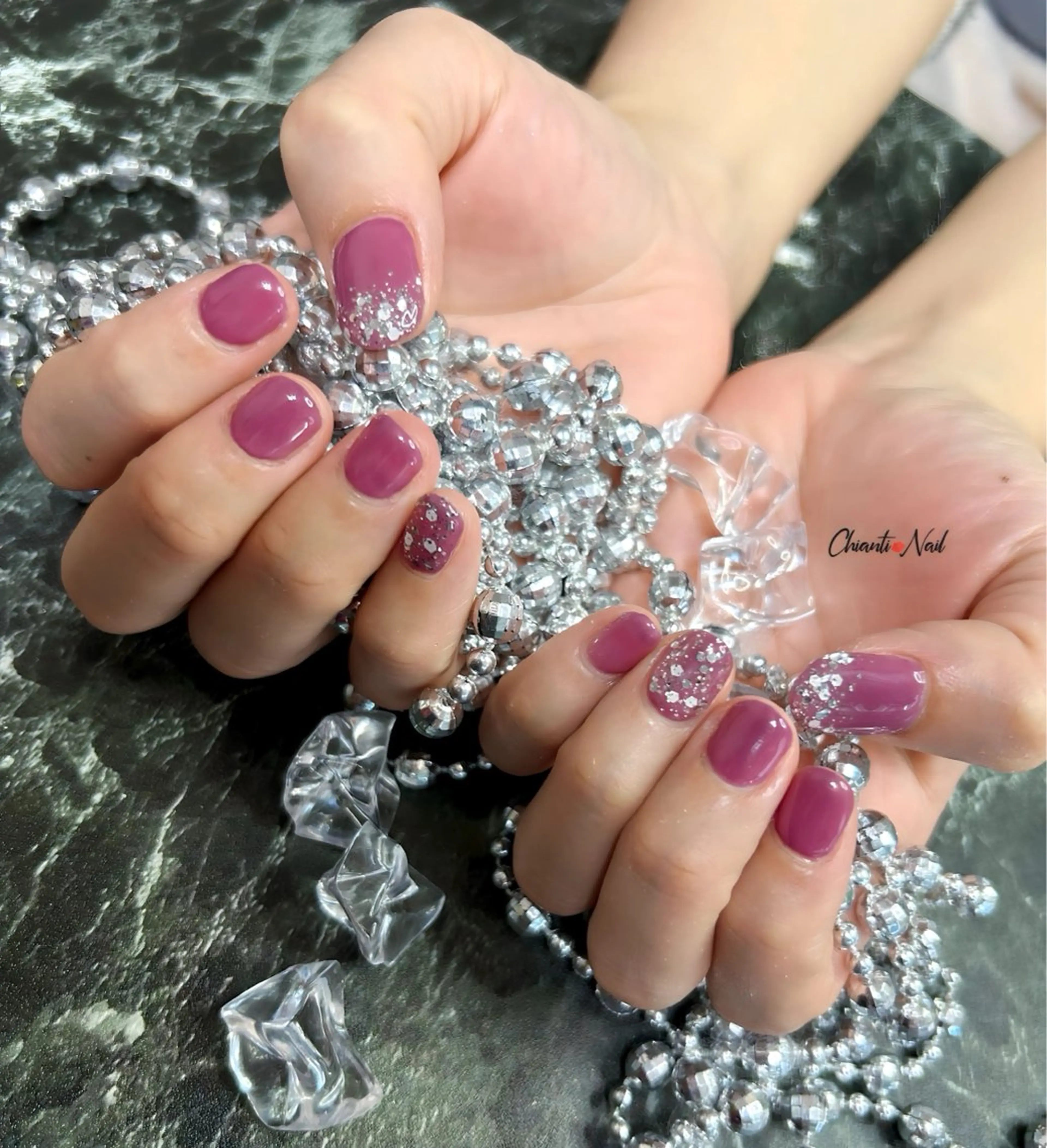 ネイル オフィスネイル ショートネイル Chianti Nailのネイルデザイン
