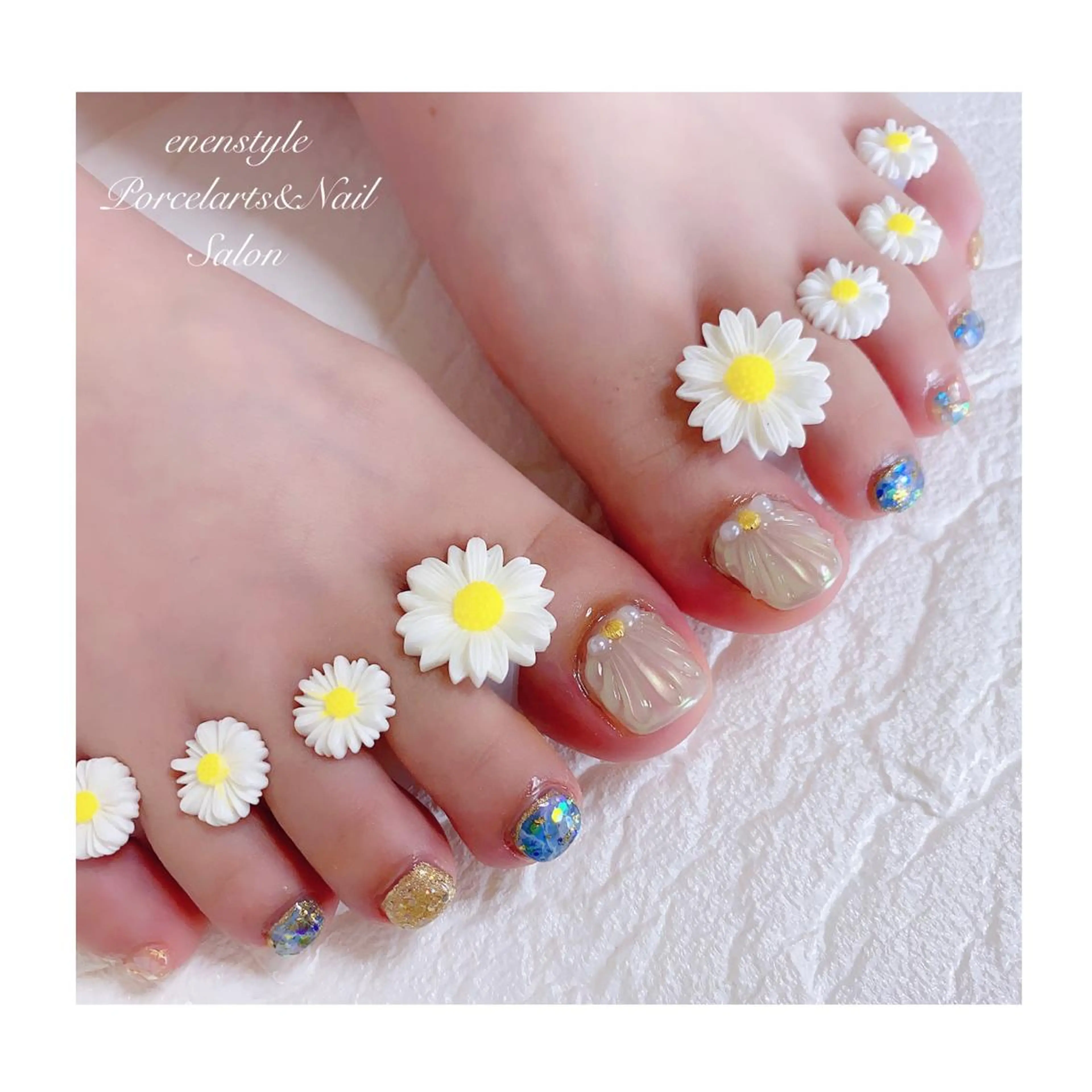 【フットネイル】 持ち込みデザインの写真