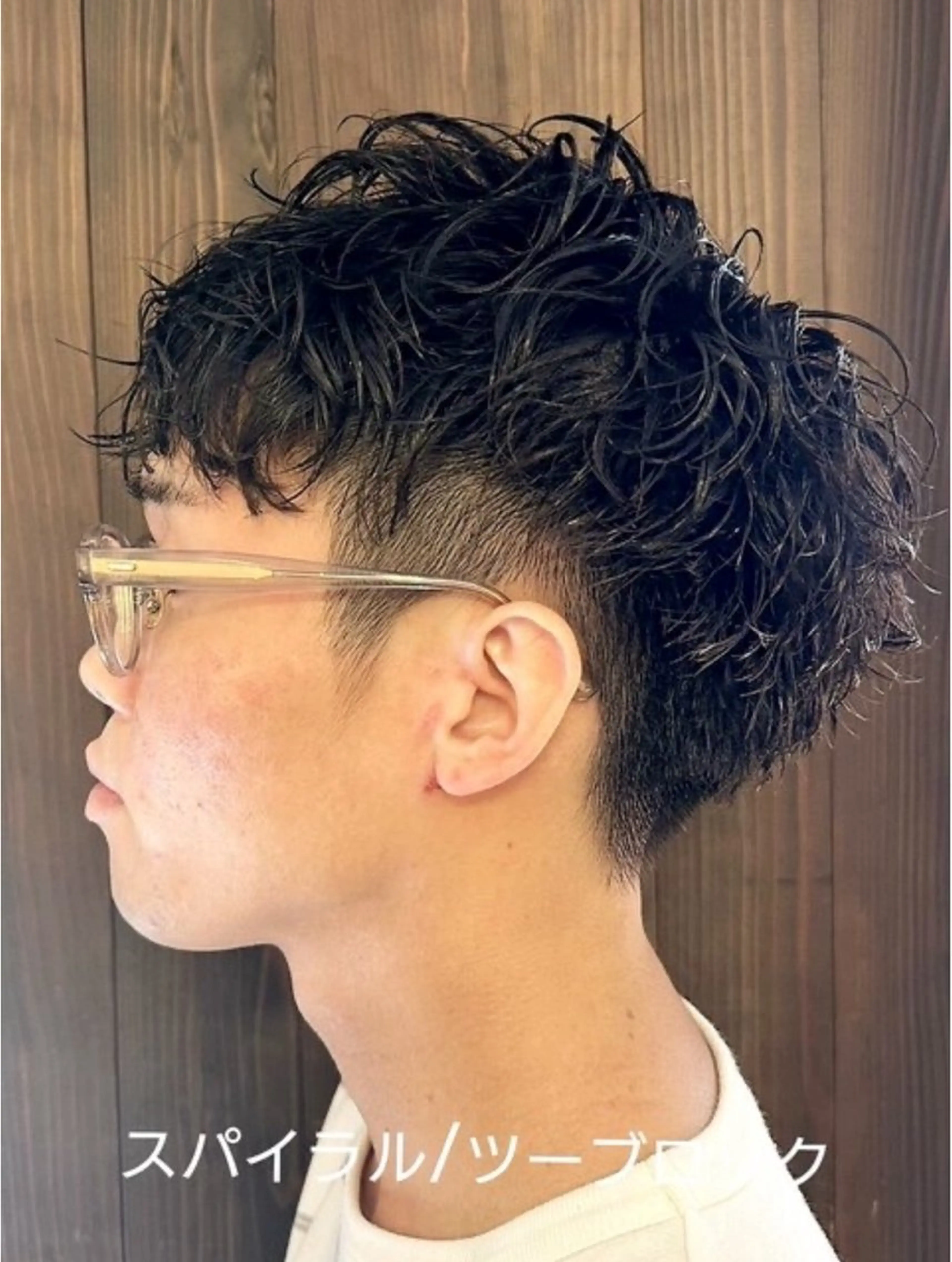 ショート パーマ メンズ 早稲田/メンズ専門 /フェード/葛西裕季のヘアスタイル