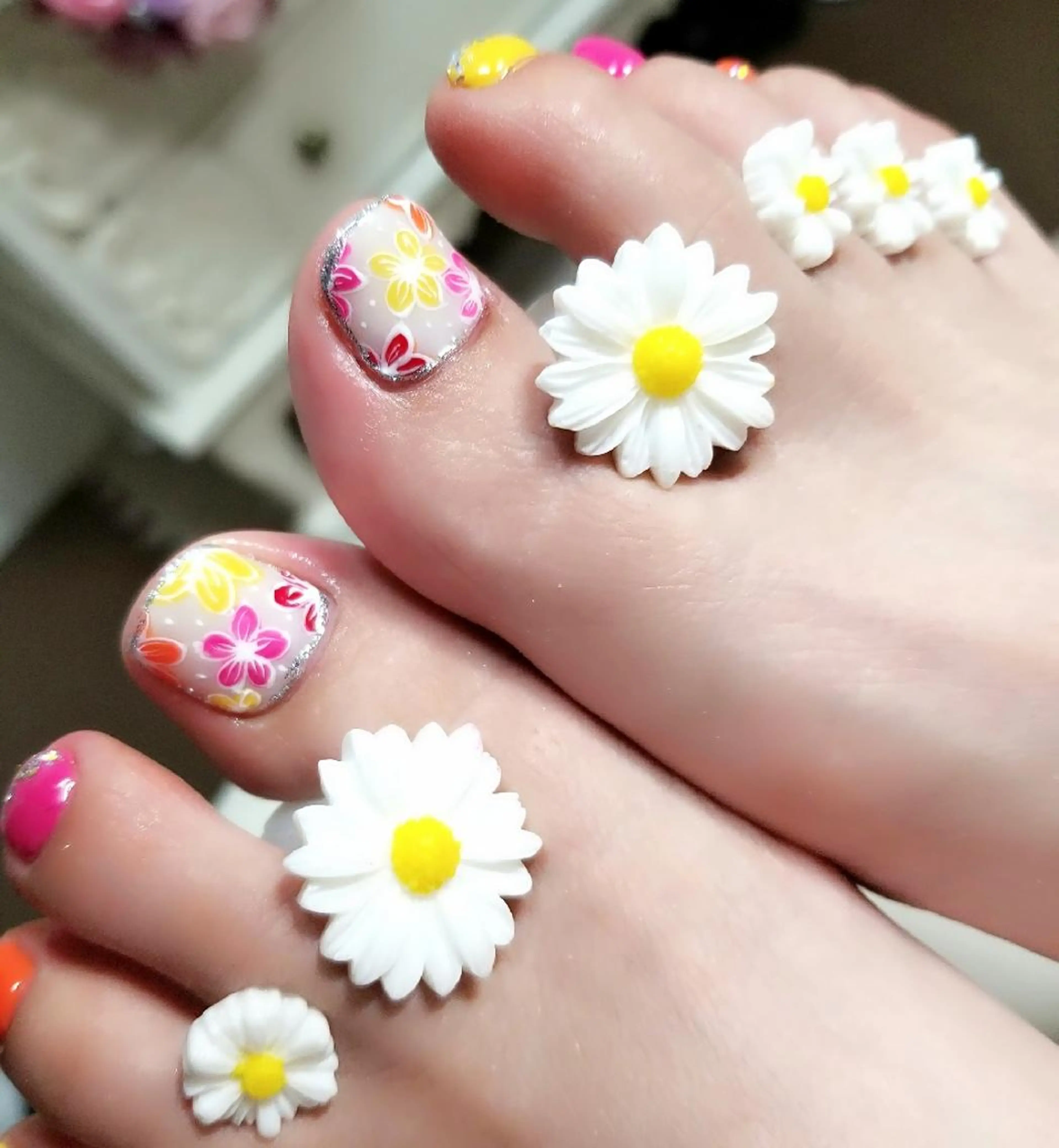 ネイル フラワーネイル nail salon ipuniのネイルデザイン