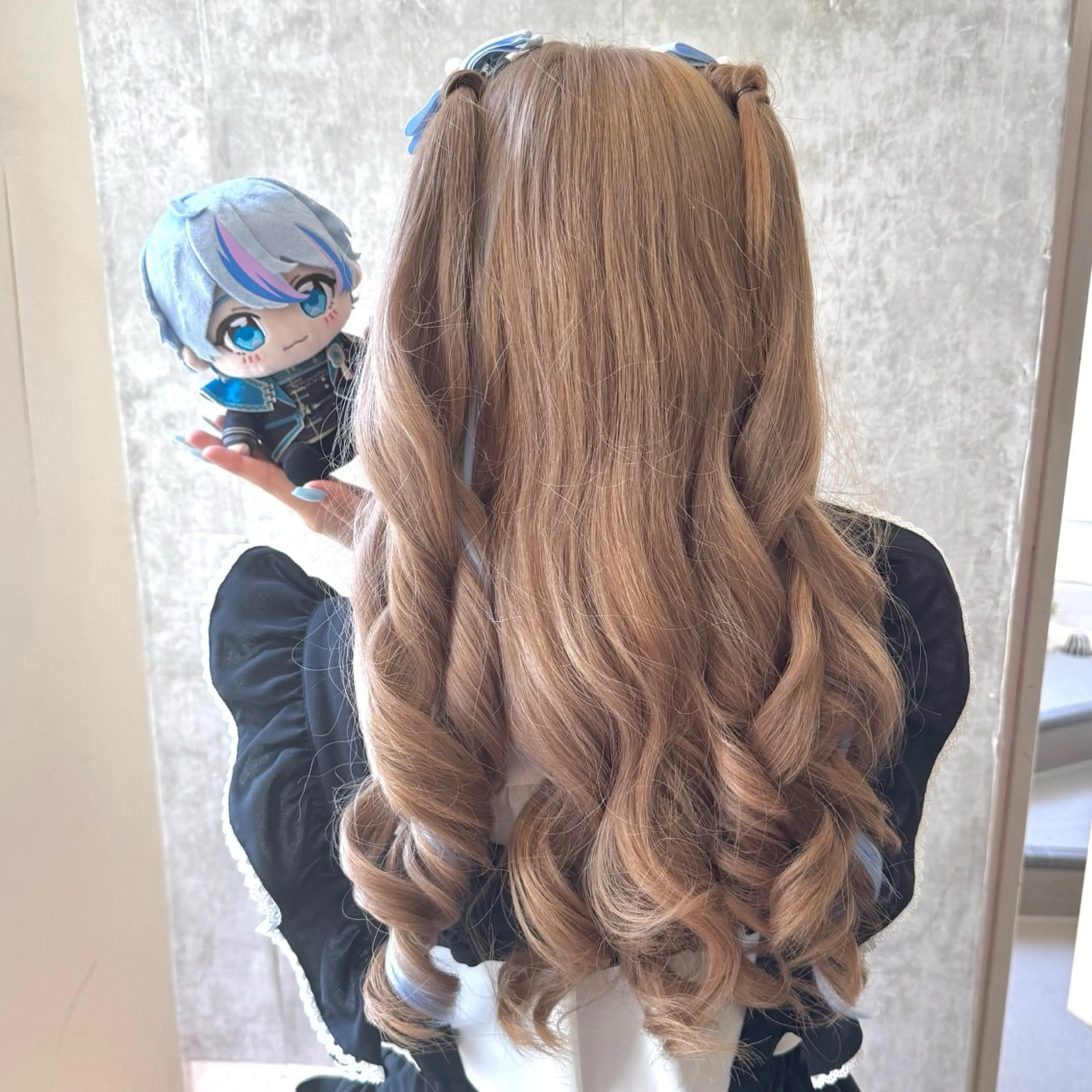 ロング ヘアアレンジ ヘアセット ヘアメ🎀推しカラー 🥣横浜/しほ🧸のヘアスタイル