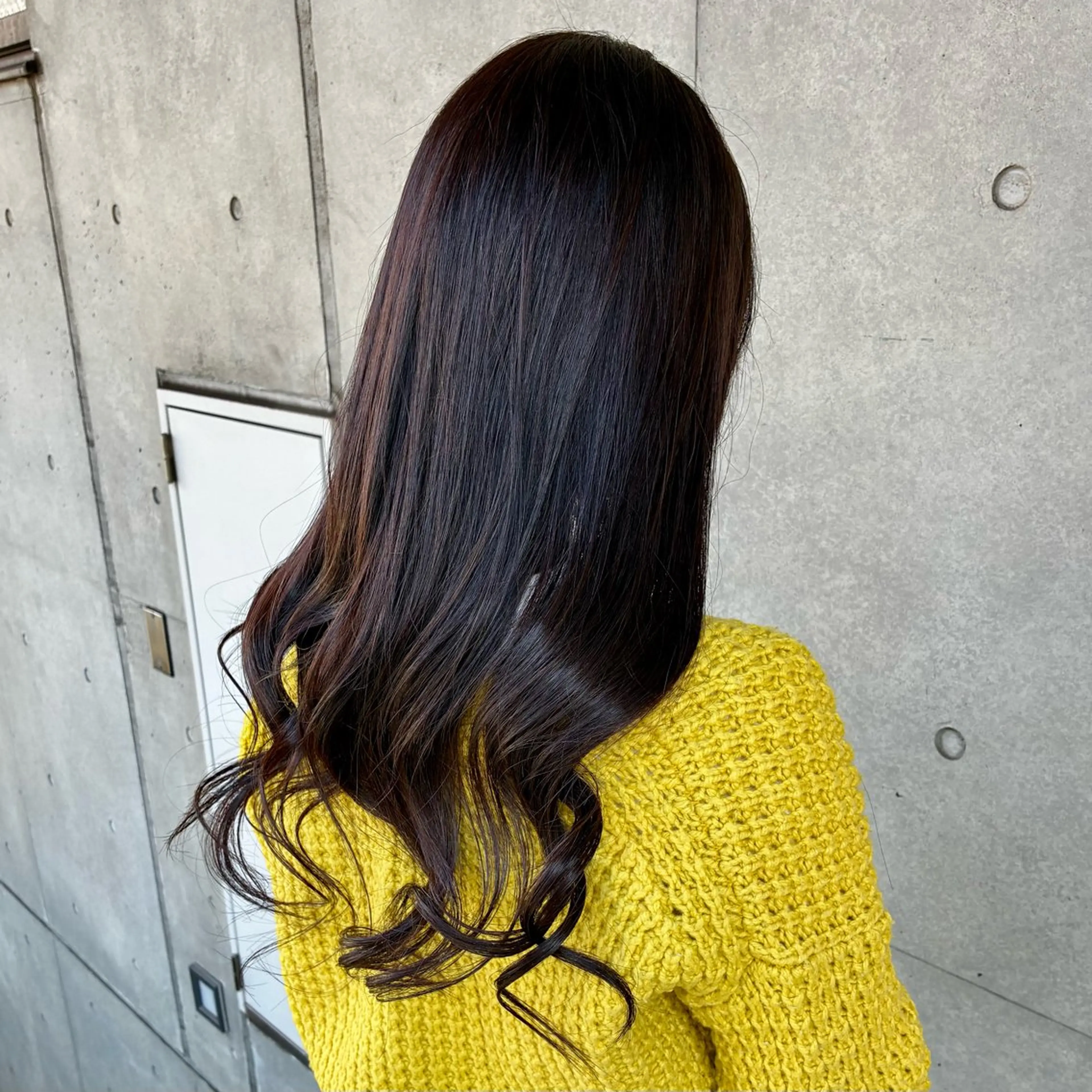 ロング カラー ブラウンカラー ヘアカラー 遠藤姫花 𝒂𝒔𝒉草加𓂃のヘアスタイル