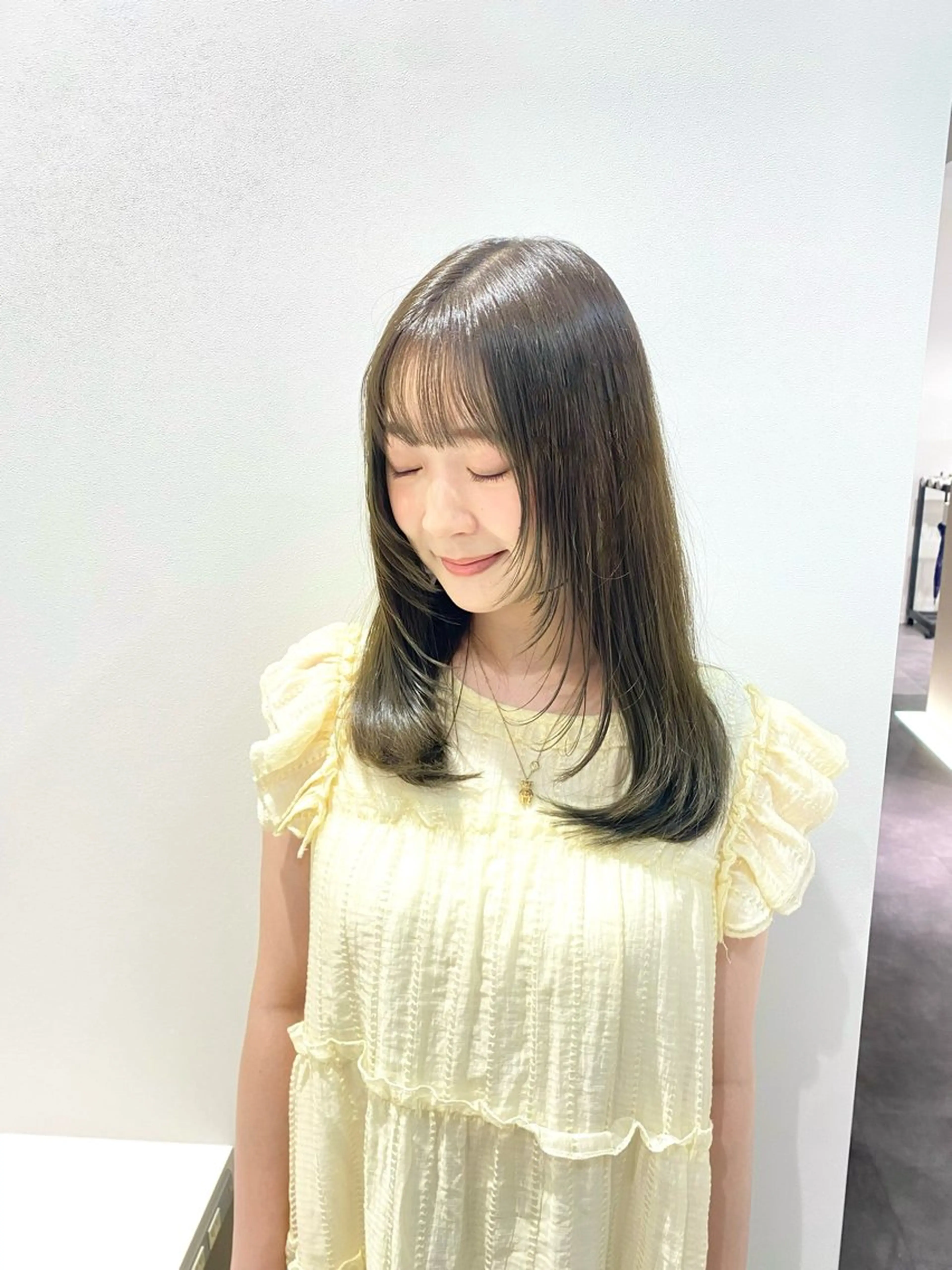 ミディアム カラー 絹髪質感TR💫 レイヤーカット/熊澤のヘアスタイル