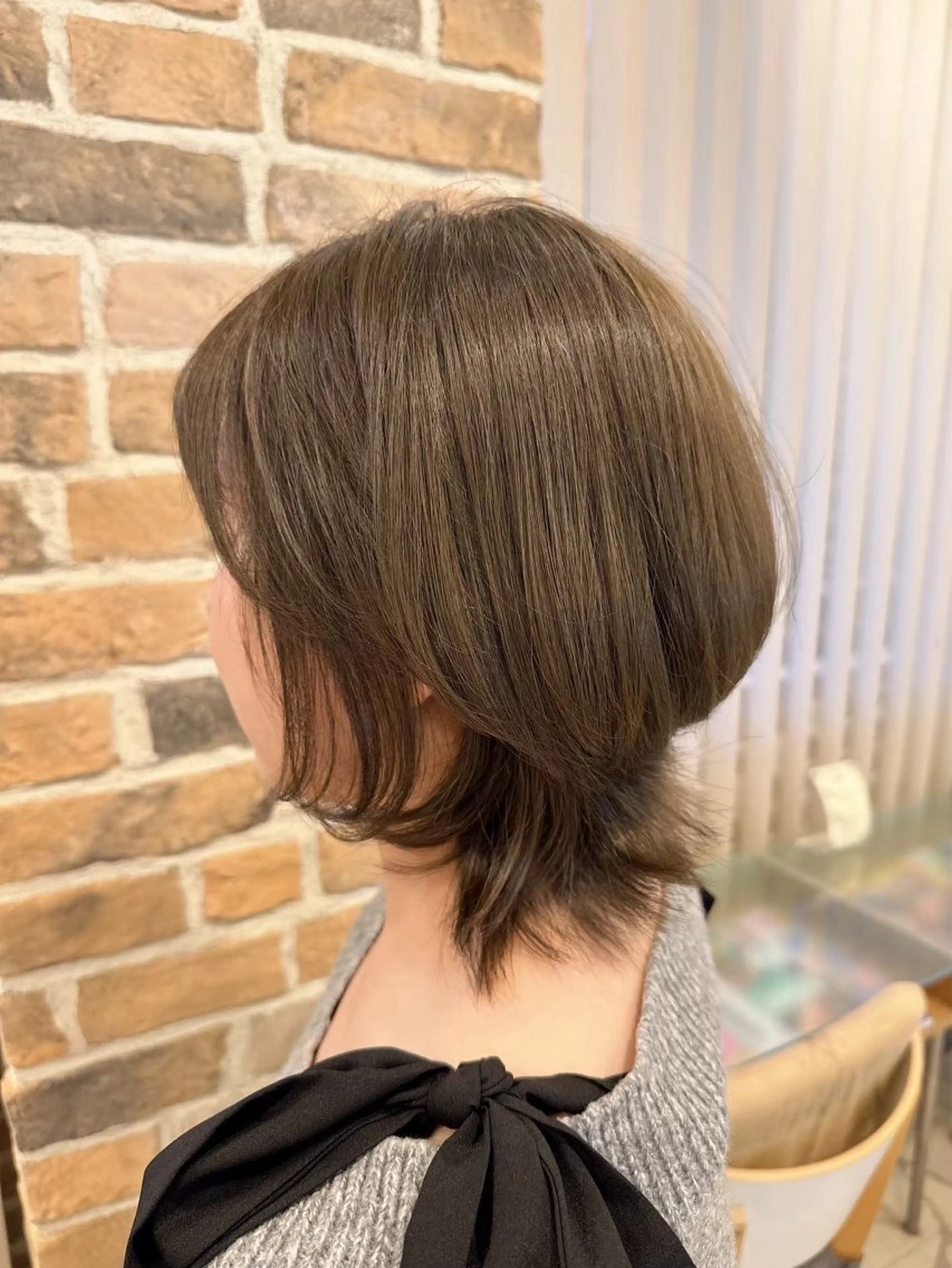 ミディアム 吉永 一寿のヘアスタイル