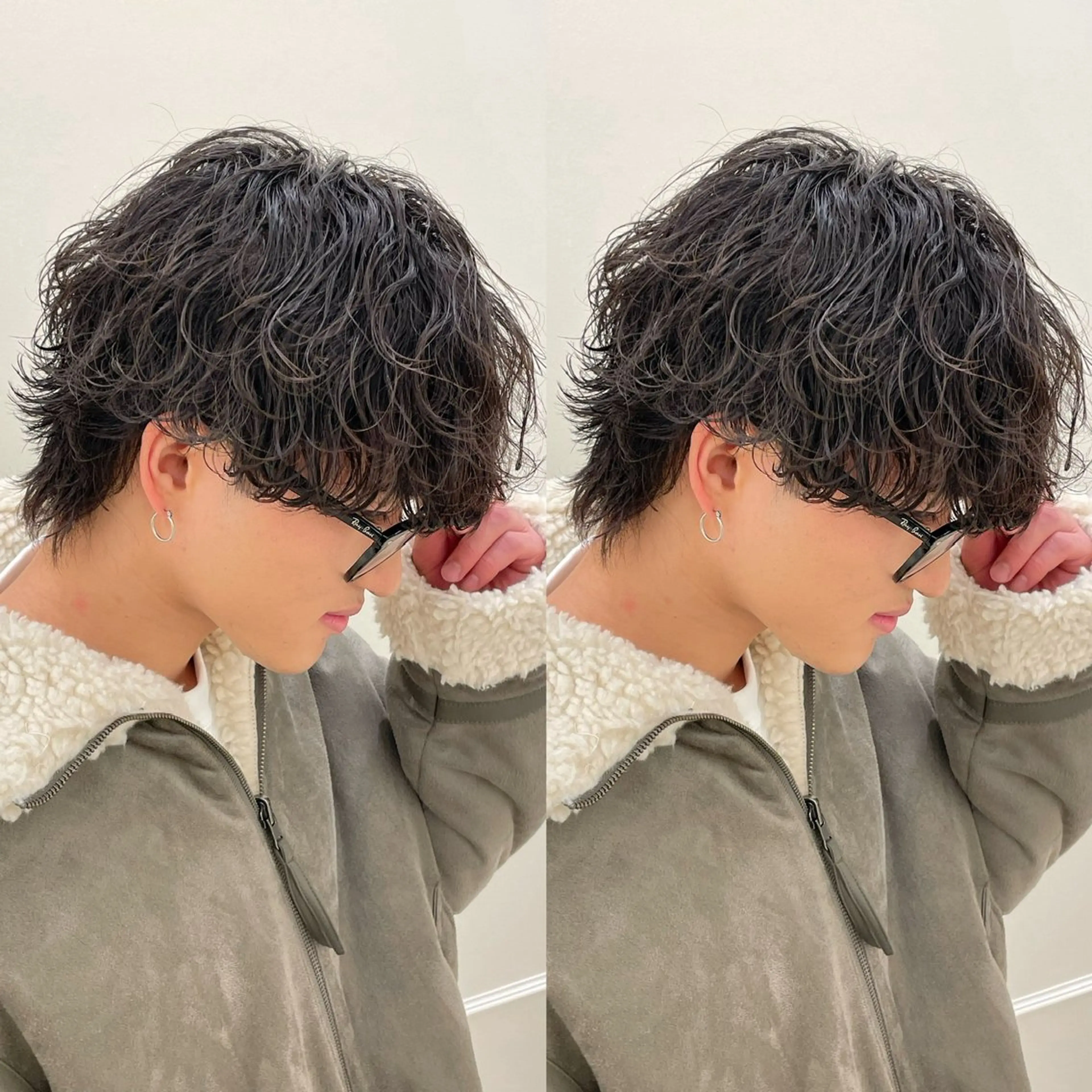 ショート パーマ メンズ カット パーマ トリートメント 亀井隆汰/メンズ専門 パーマ特化美容師のヘアスタイル