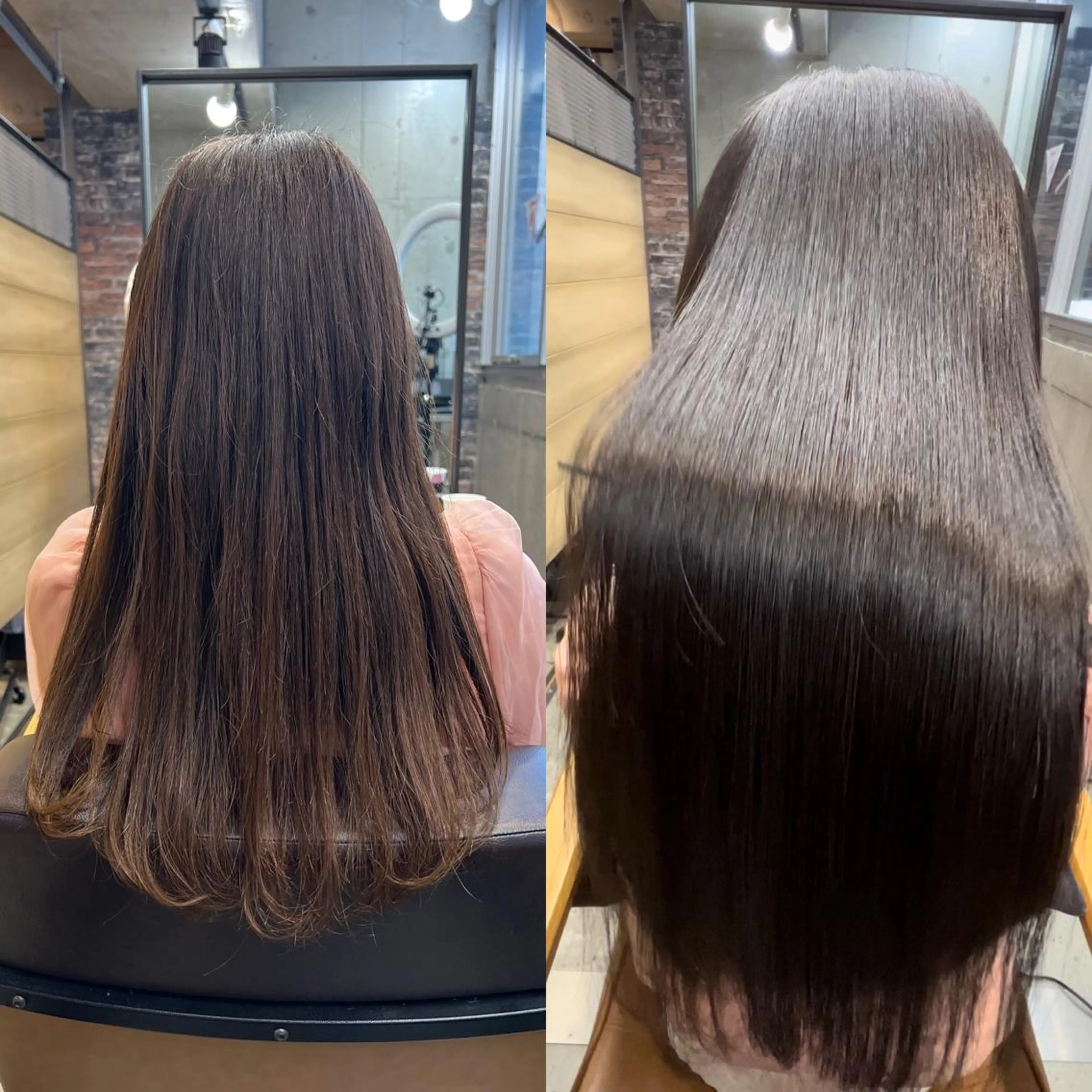 セミロング カラー 髪質改善 トリートメント 当日予約OK⭕️ 佐藤太一のヘアスタイル
