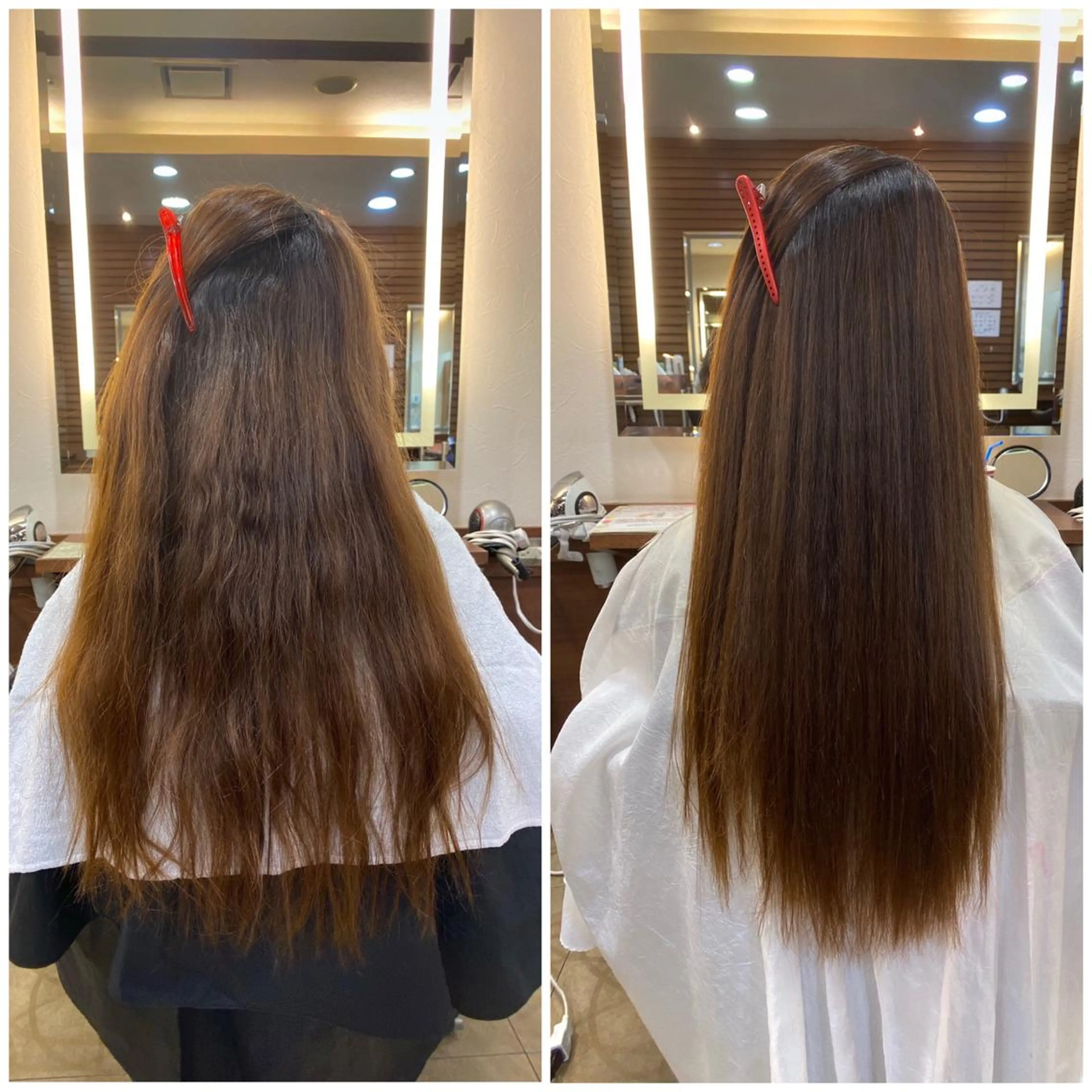 ロング 縮毛矯正 トリートメント ヘッドスパ ヘアセット 韓国レイヤー/ 顔周り💕田中将吾のヘアスタイル