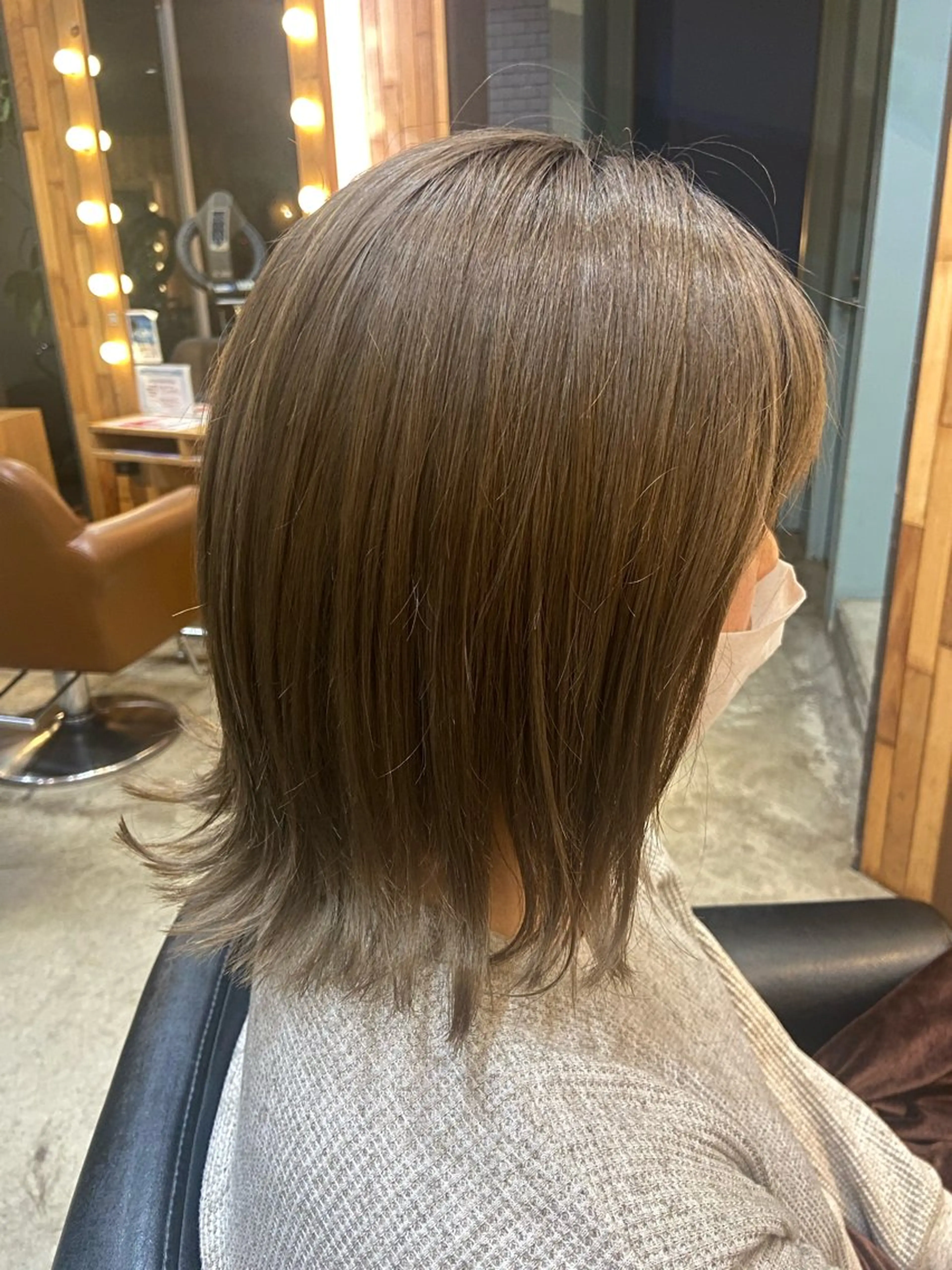 ミディアム 髙橋紋菜🍏 イオンモール名取2階のヘアスタイル