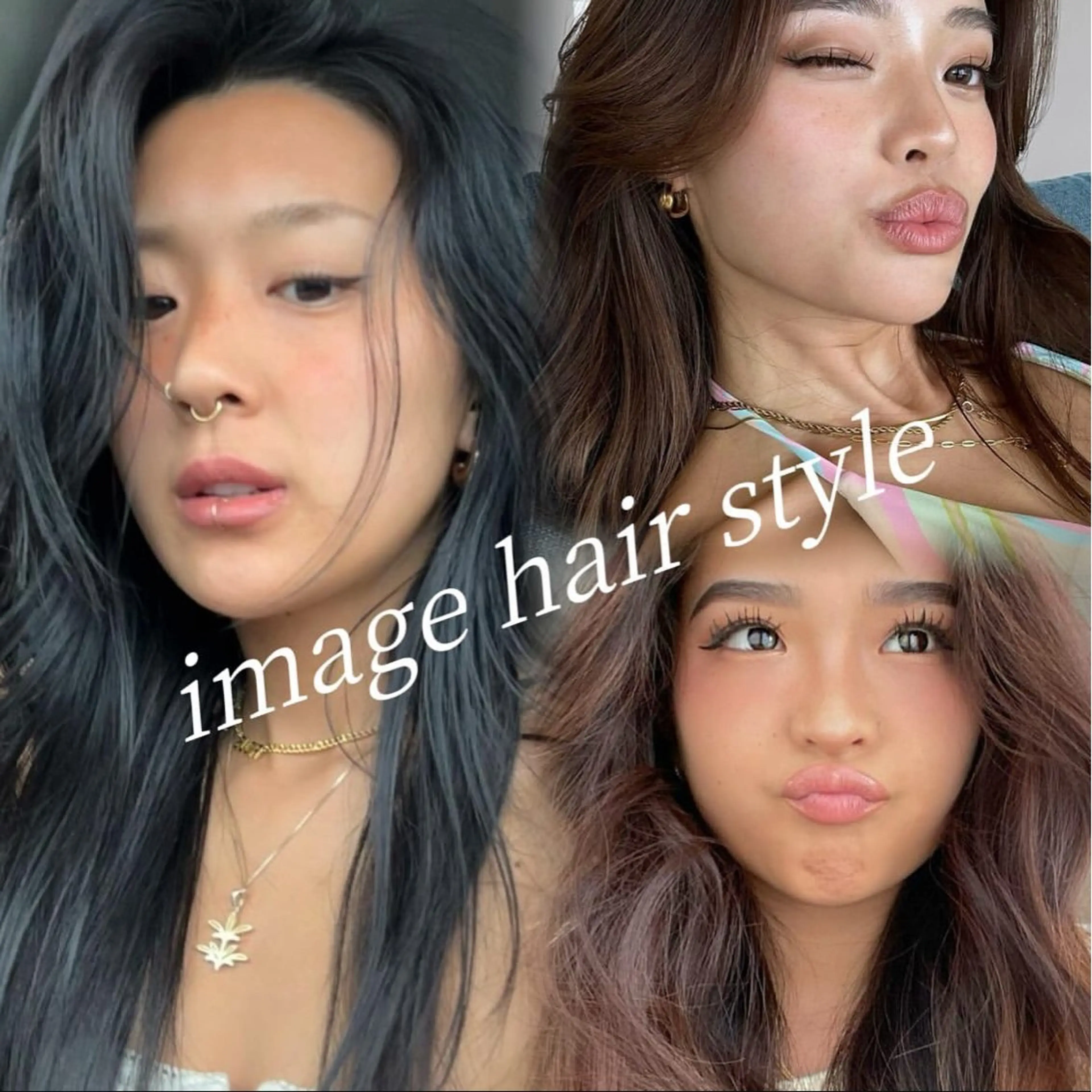 ロング カット ヘアカラー calna 古賀 菜摘のヘアスタイル