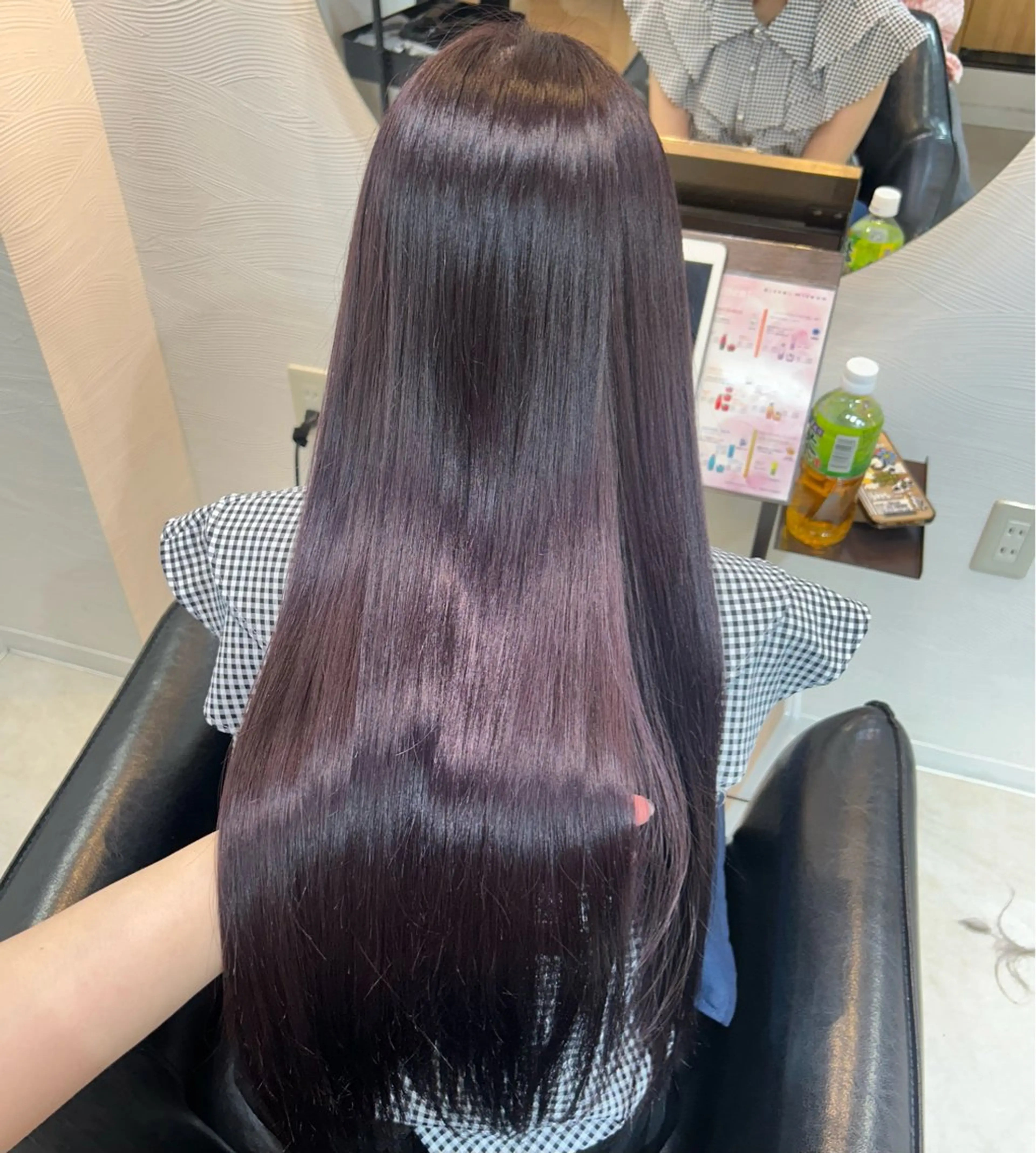 ロング カラー ラベンダーカラー カット ヘアカラー トリートメント 🤍透明感/韓国風 🤍サクラギヒトミのヘアスタイル