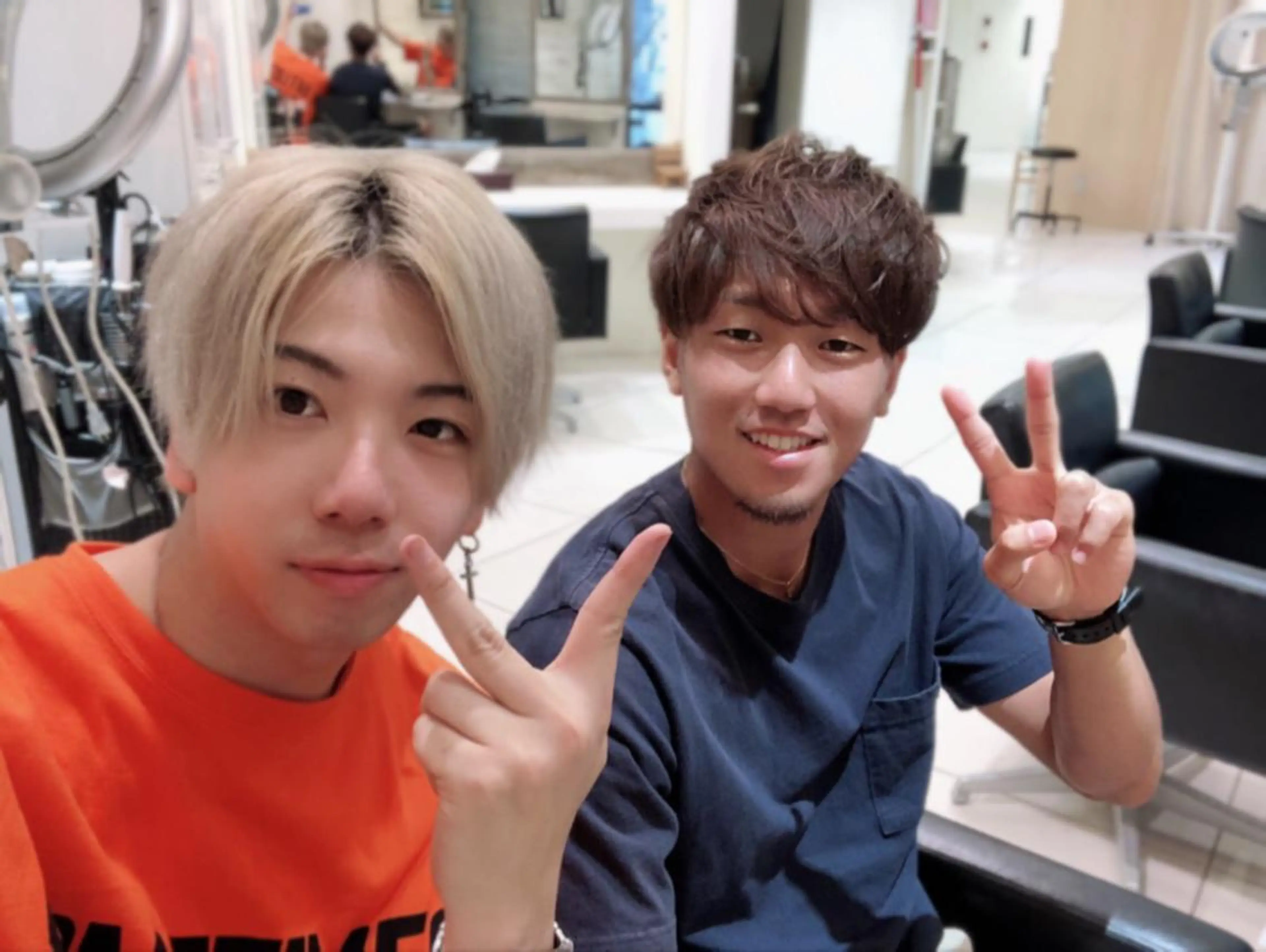 カラー メンズ 韓国カラーエクステ 👑代表渡部雅己👑のヘアスタイル