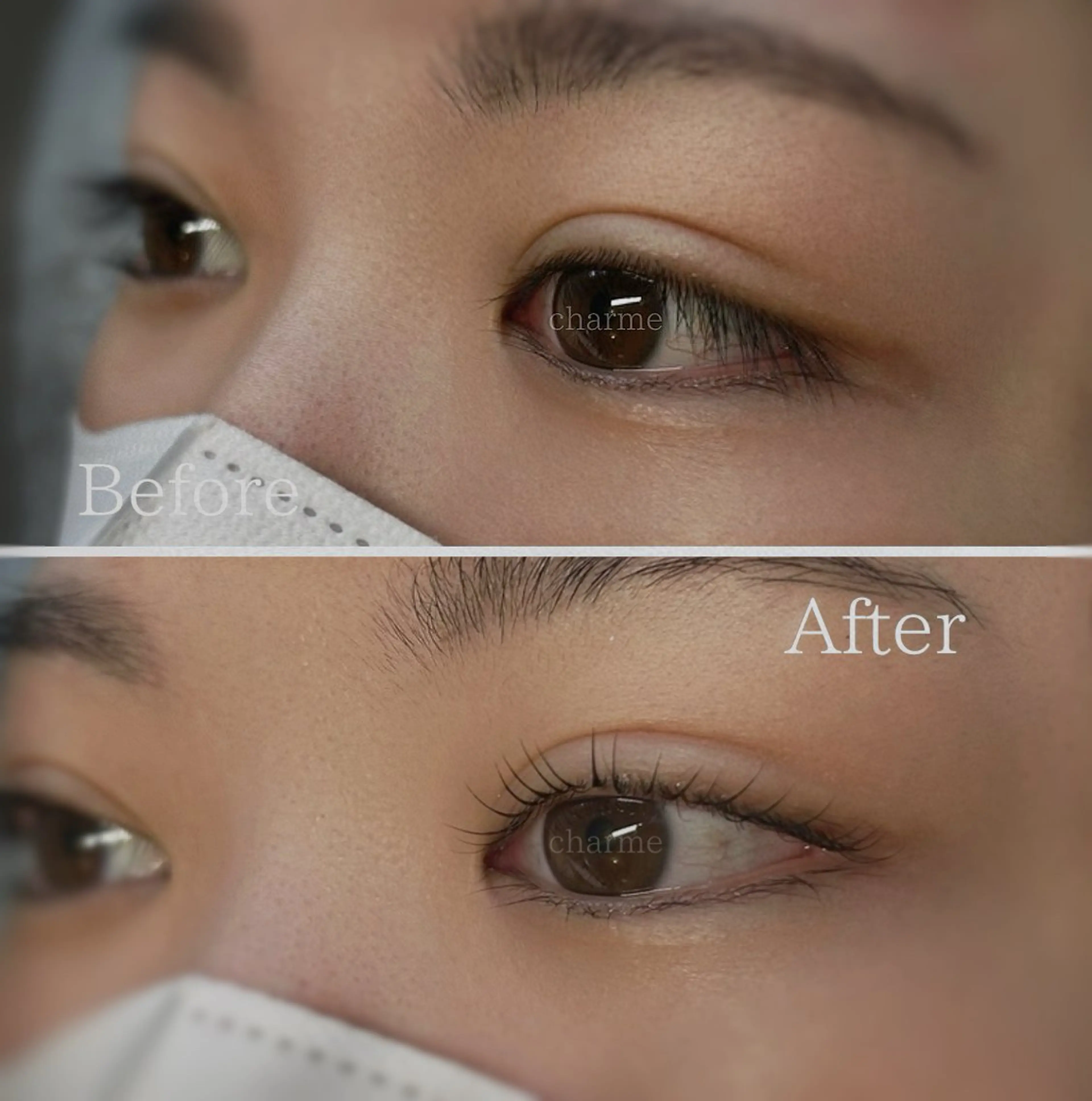 マツエク・マツパ 一重×まつ毛パーマ 佐藤 明香のマツエク・マツパデザイン