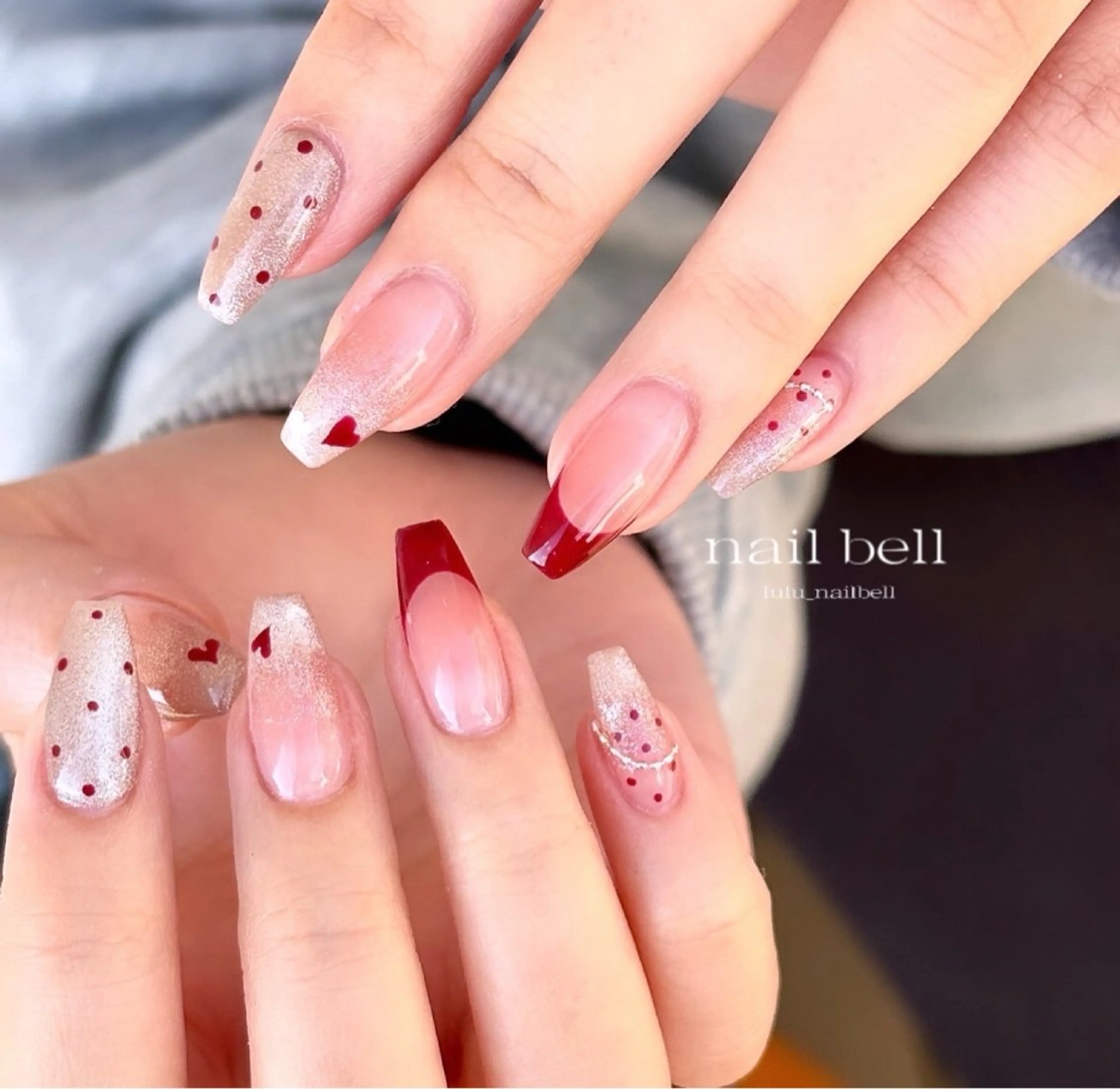 ネイル 大人可愛いネイル🎗 Hinaのネイルデザイン