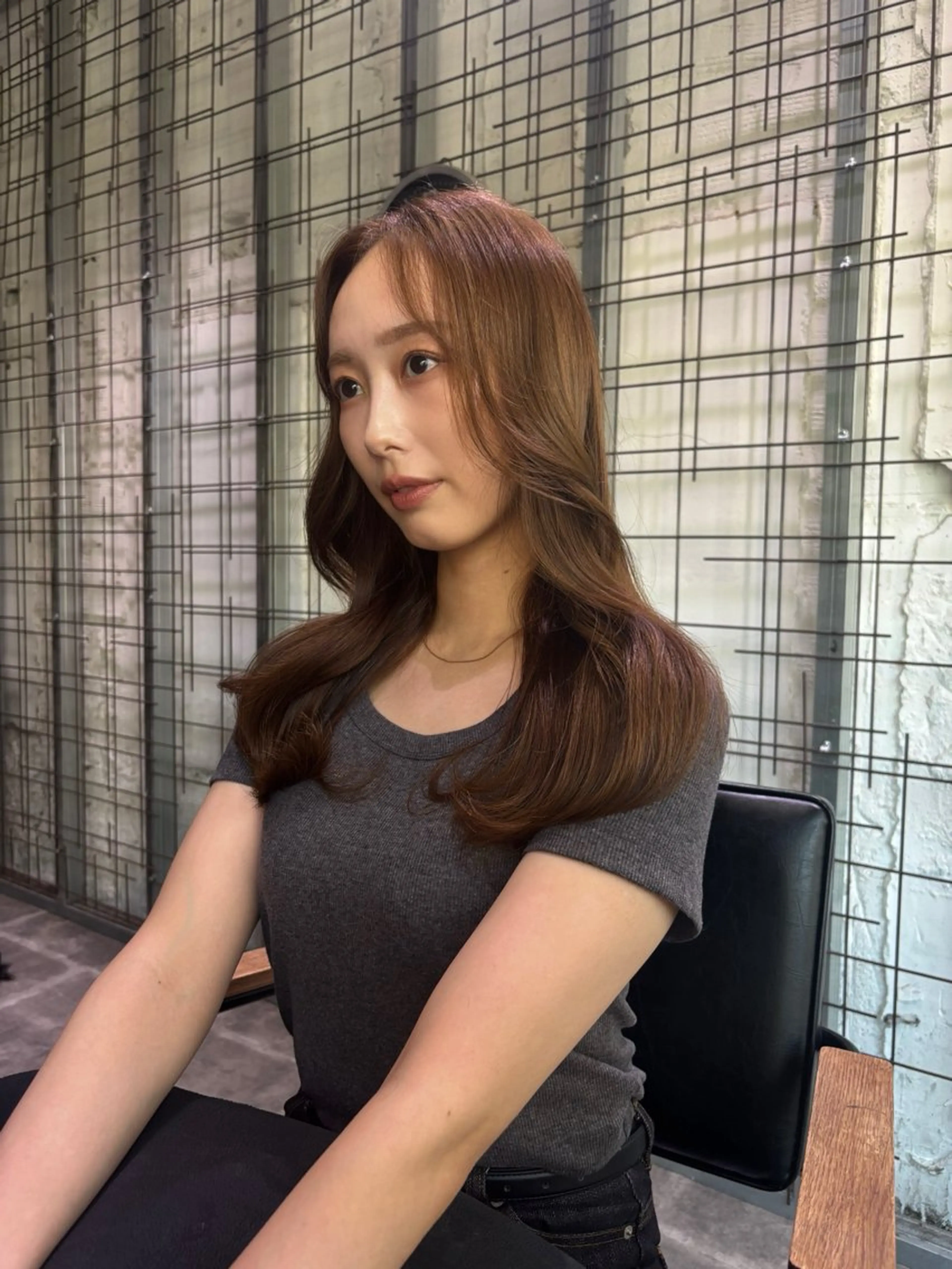 カラー カット ヘアカラー AYANE 韓国ヘア /レイヤーカットのヘアスタイル