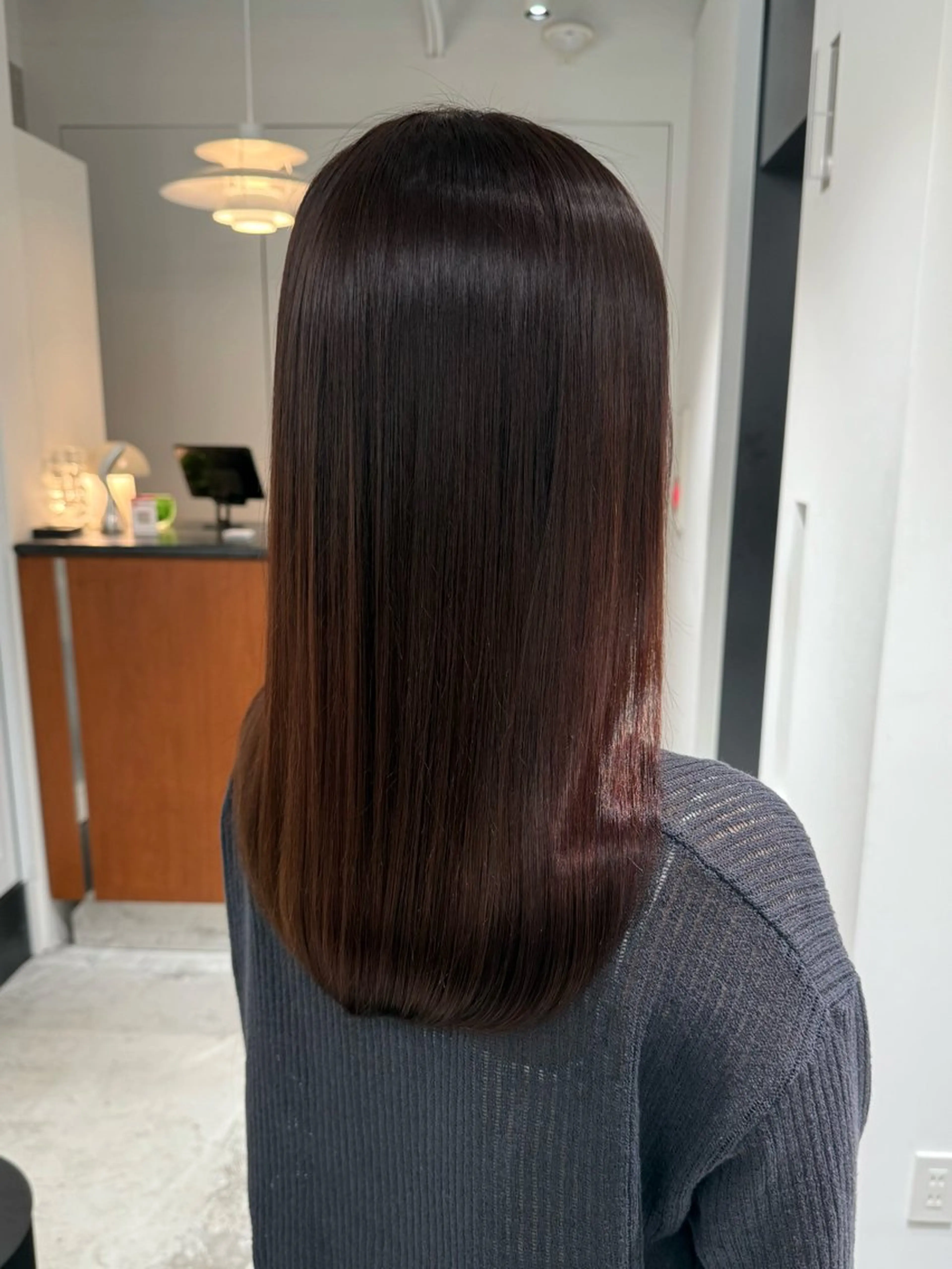 カラー ヘアカラー トリートメント ヘアセット 秋永 鈴のヘアスタイル