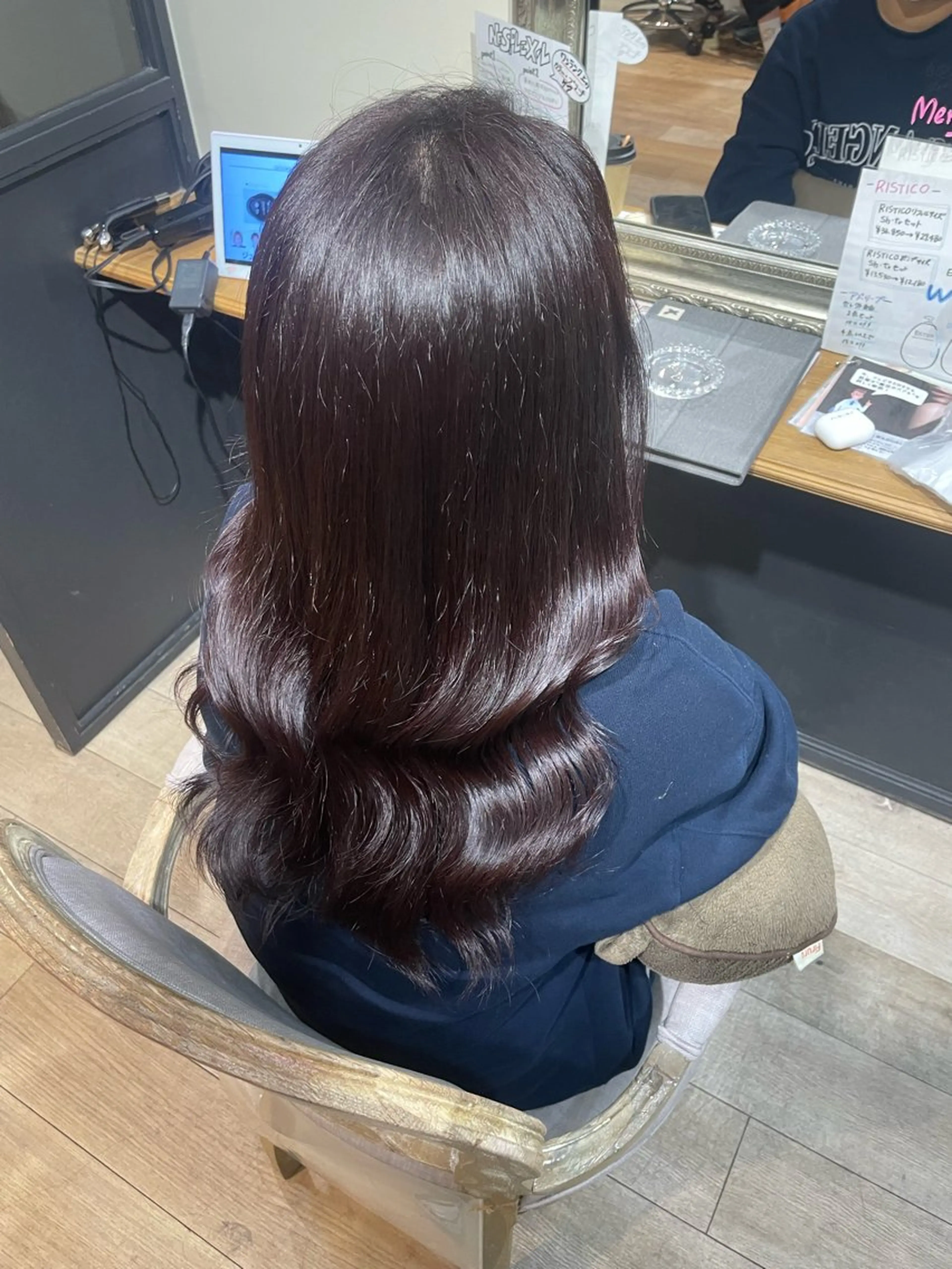 カラー ヘアカラー ヘッドスパ 艶髪🥣透明感カラー 🫧前田奈津実のヘアスタイル