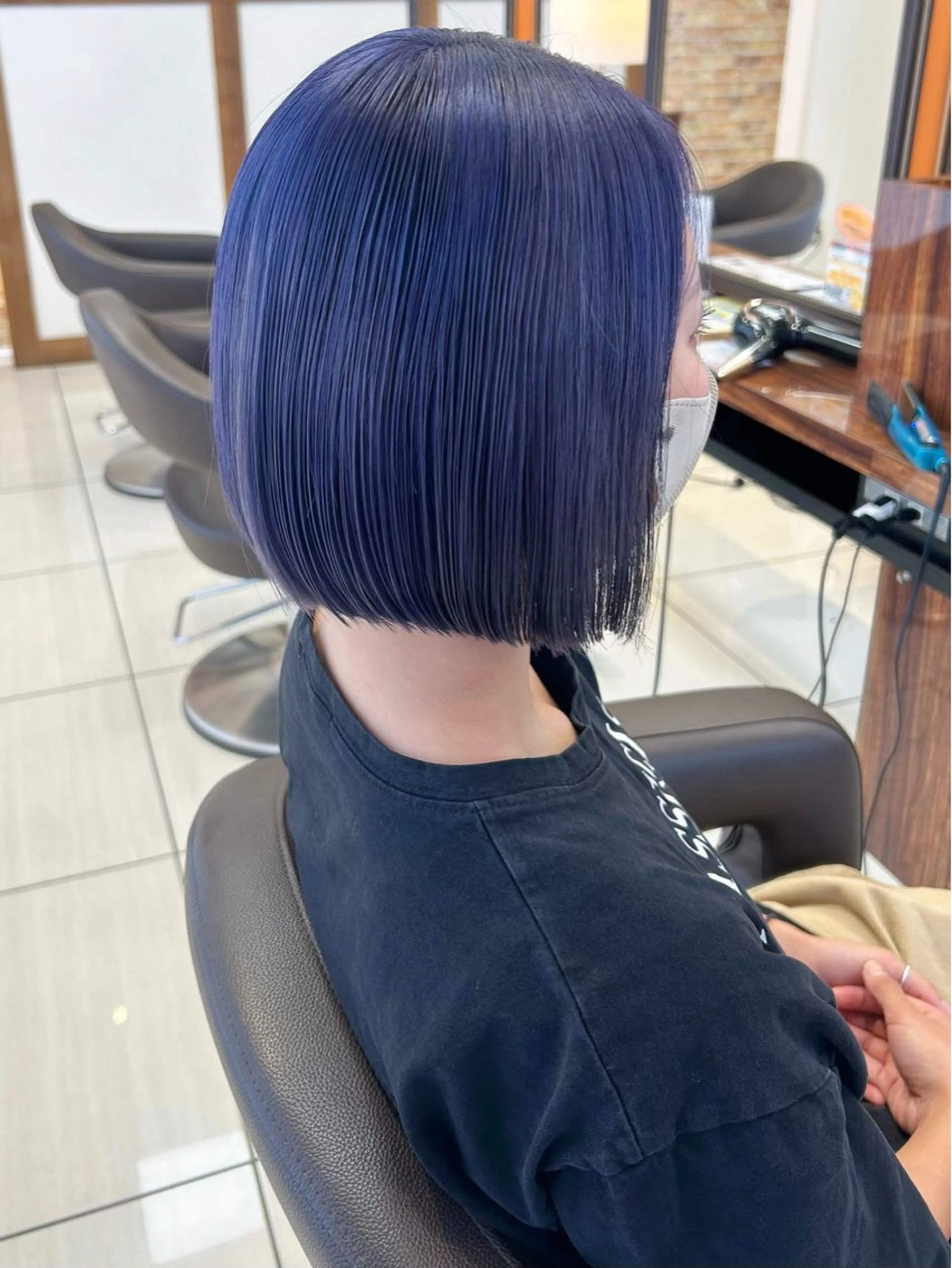 ショート カラー パープルカラー シルバー EARTH🎀 ryokaのヘアスタイル