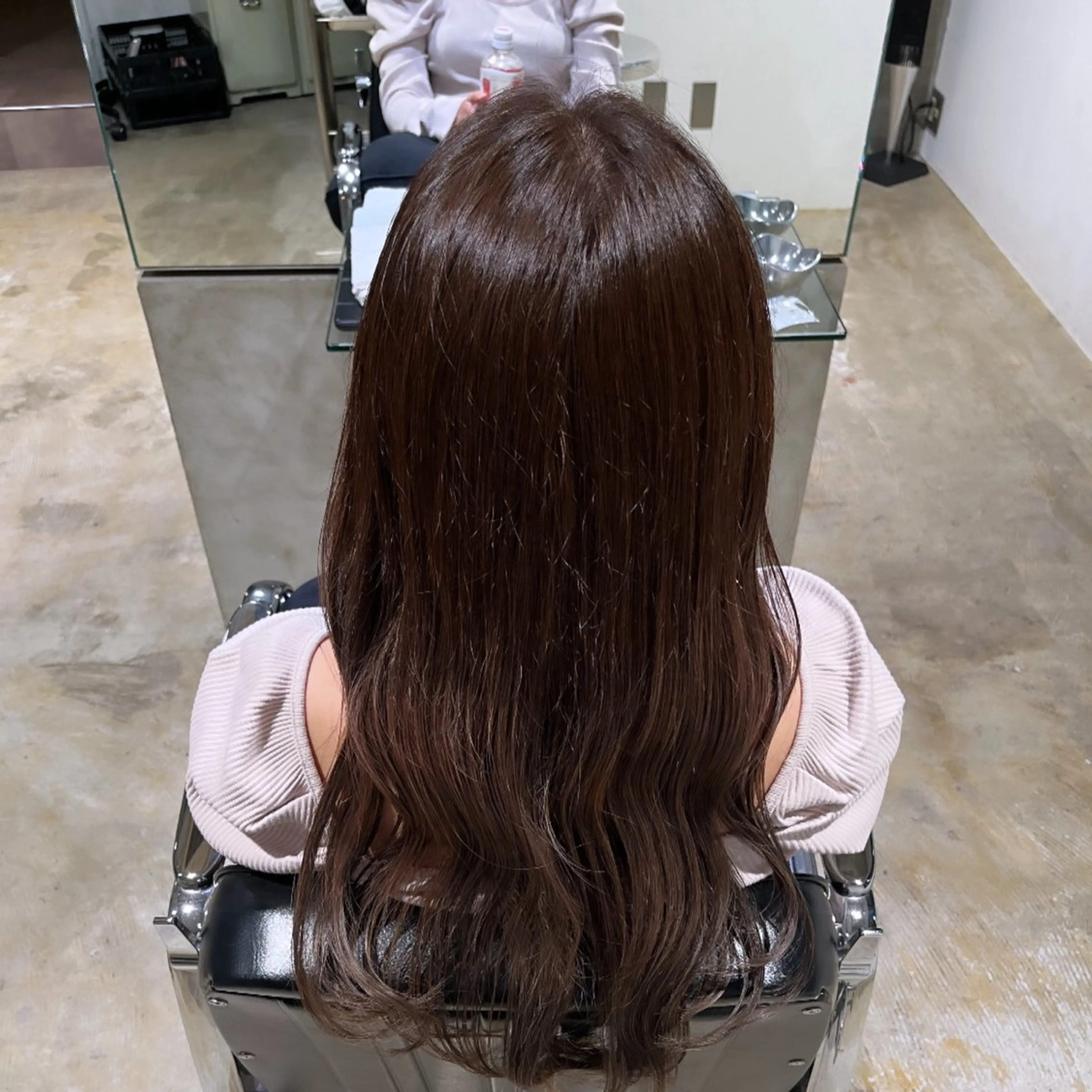 ロング カラー 長野 美沙のヘアスタイル