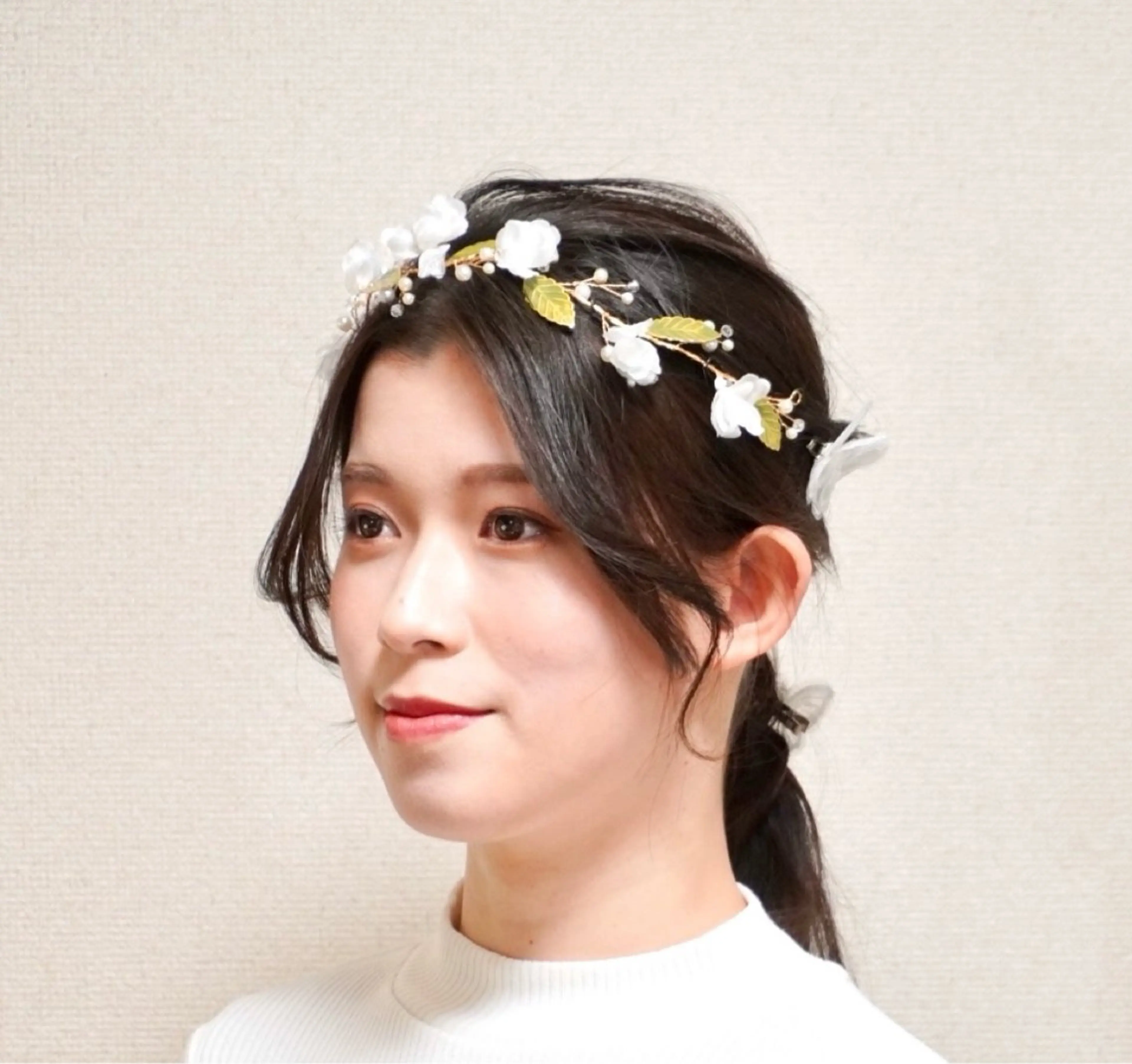 似合うヘア＆メイク♪簡単なヘアセットとポイントメイクのセット1時間♡ベースメイクをした状態でご来店くださいの写真