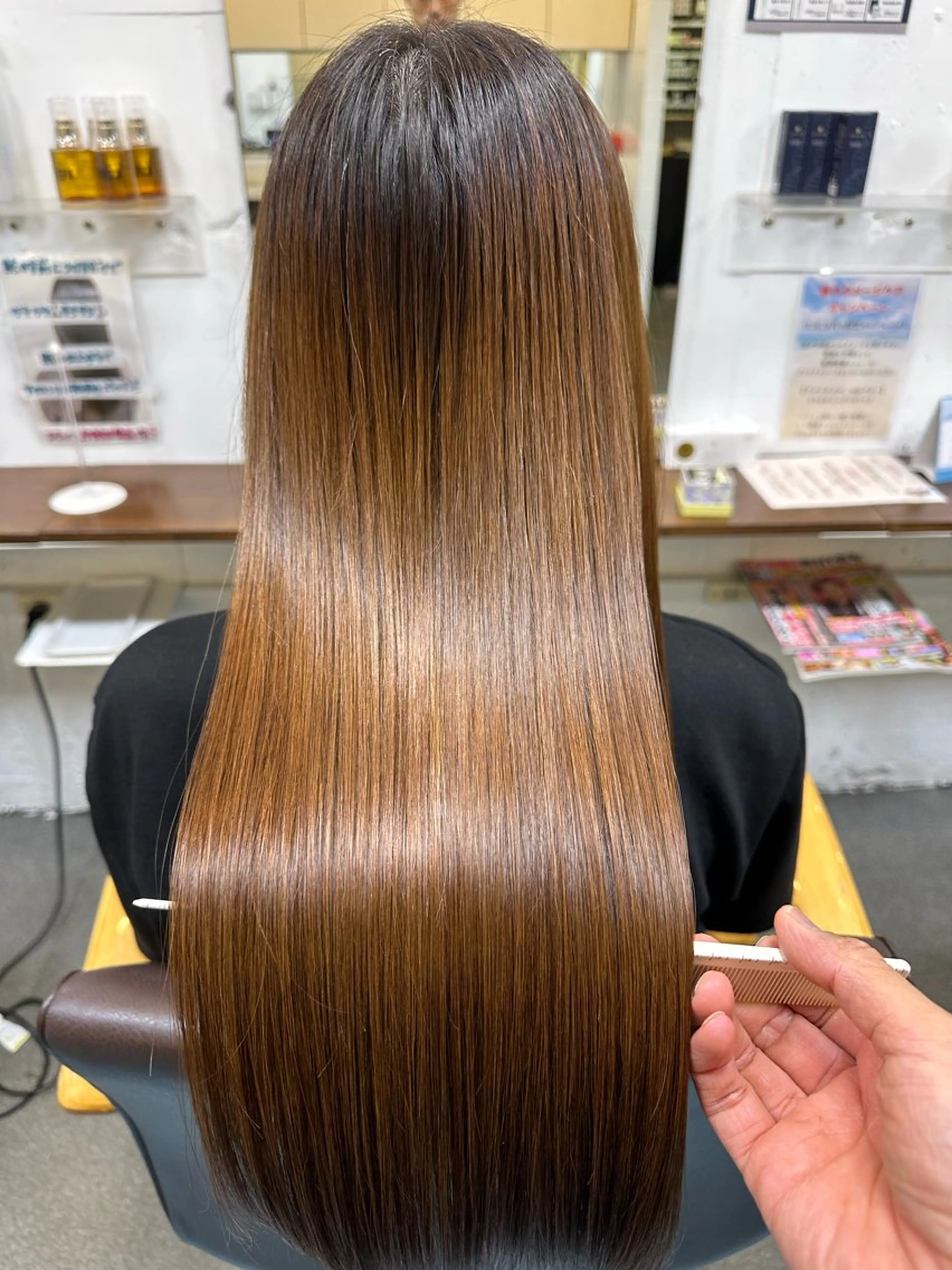 ロング 髪質改善 カット ヘアカラー トリートメント 【髪質改善】に特化 オリーブオイルクラブのヘアスタイル